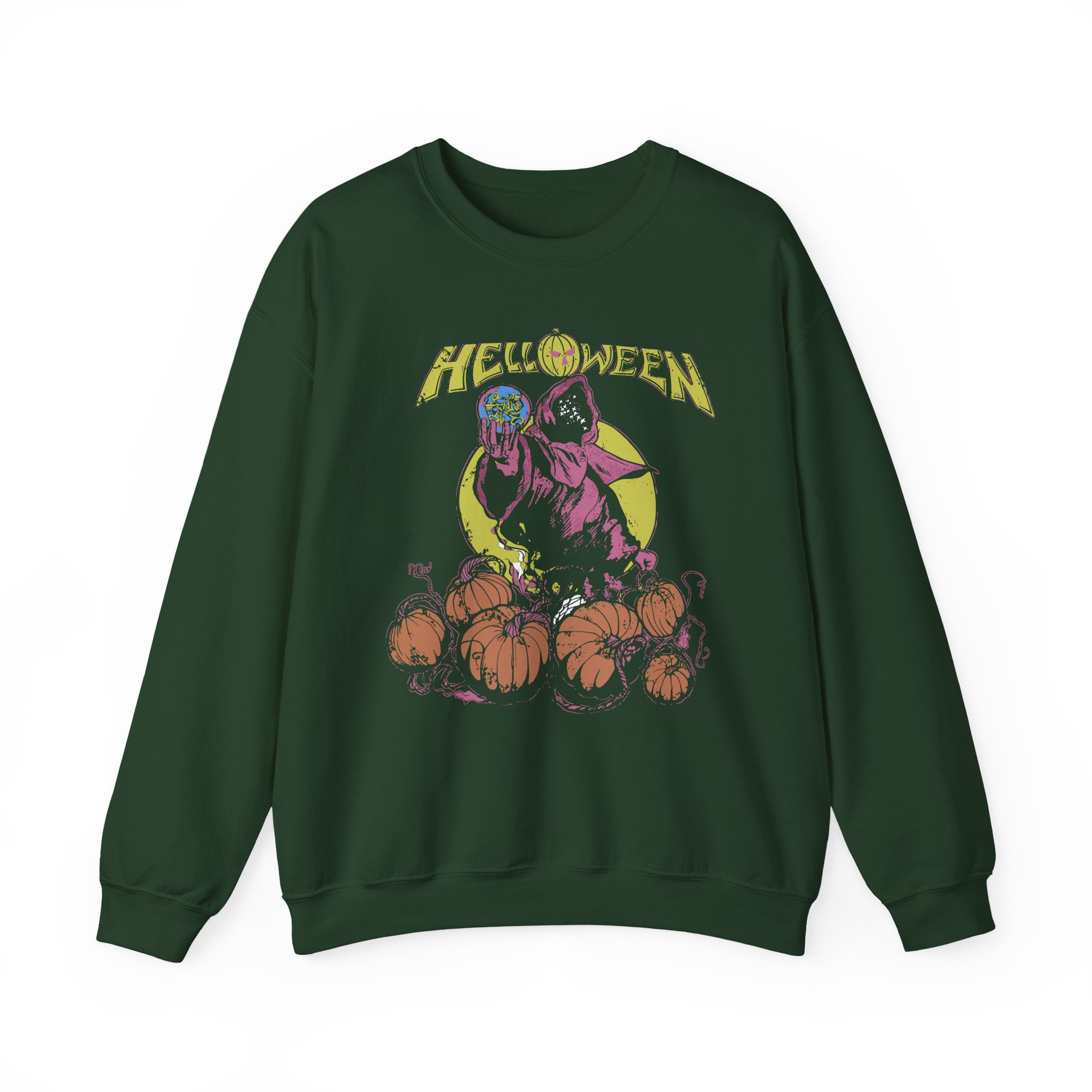 Helloween Pumpkin Garden Unisex Heavy Blendâ„¢ Crewneck Sweatshirt