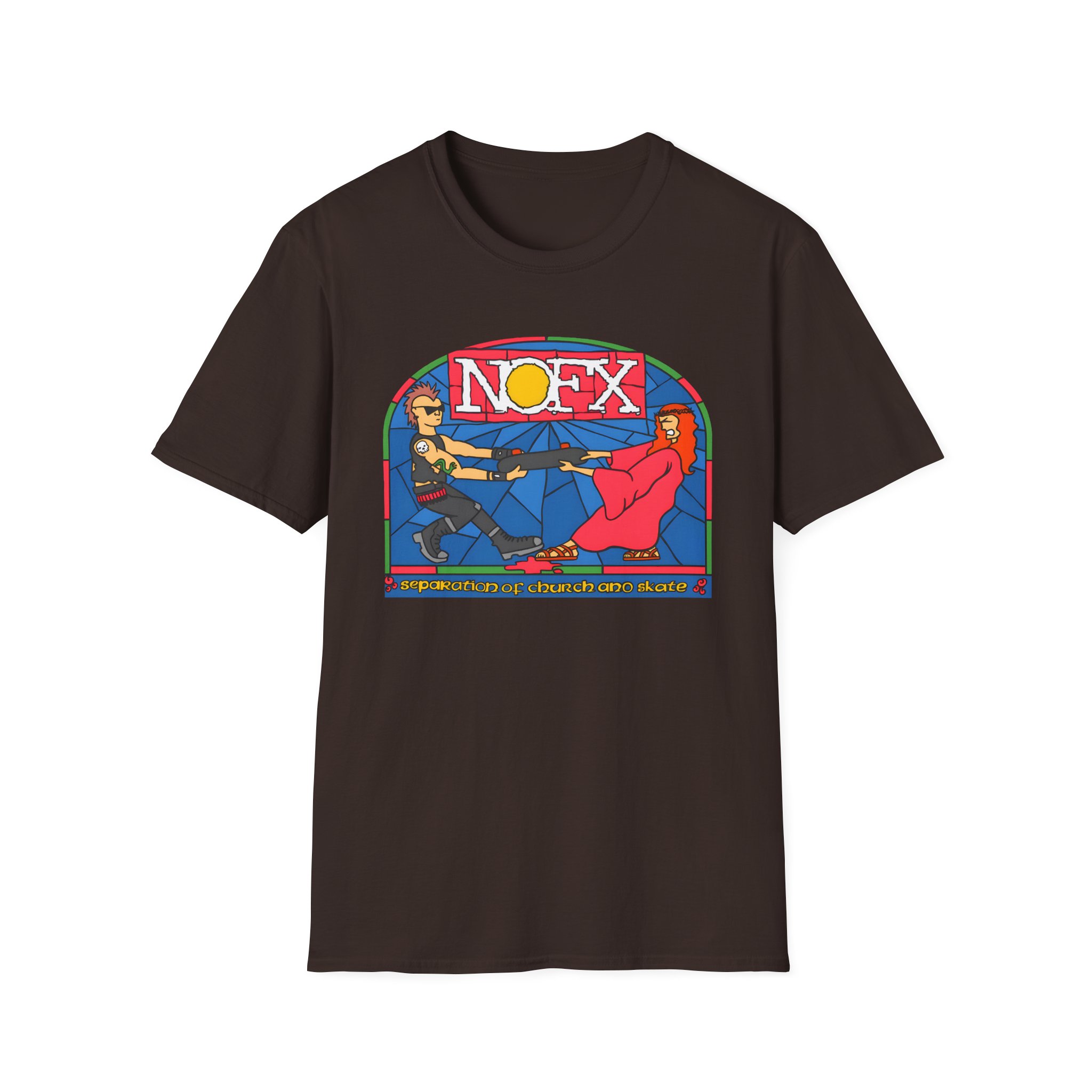 Nofx Seperation Unisex Softstyle T-Shirt