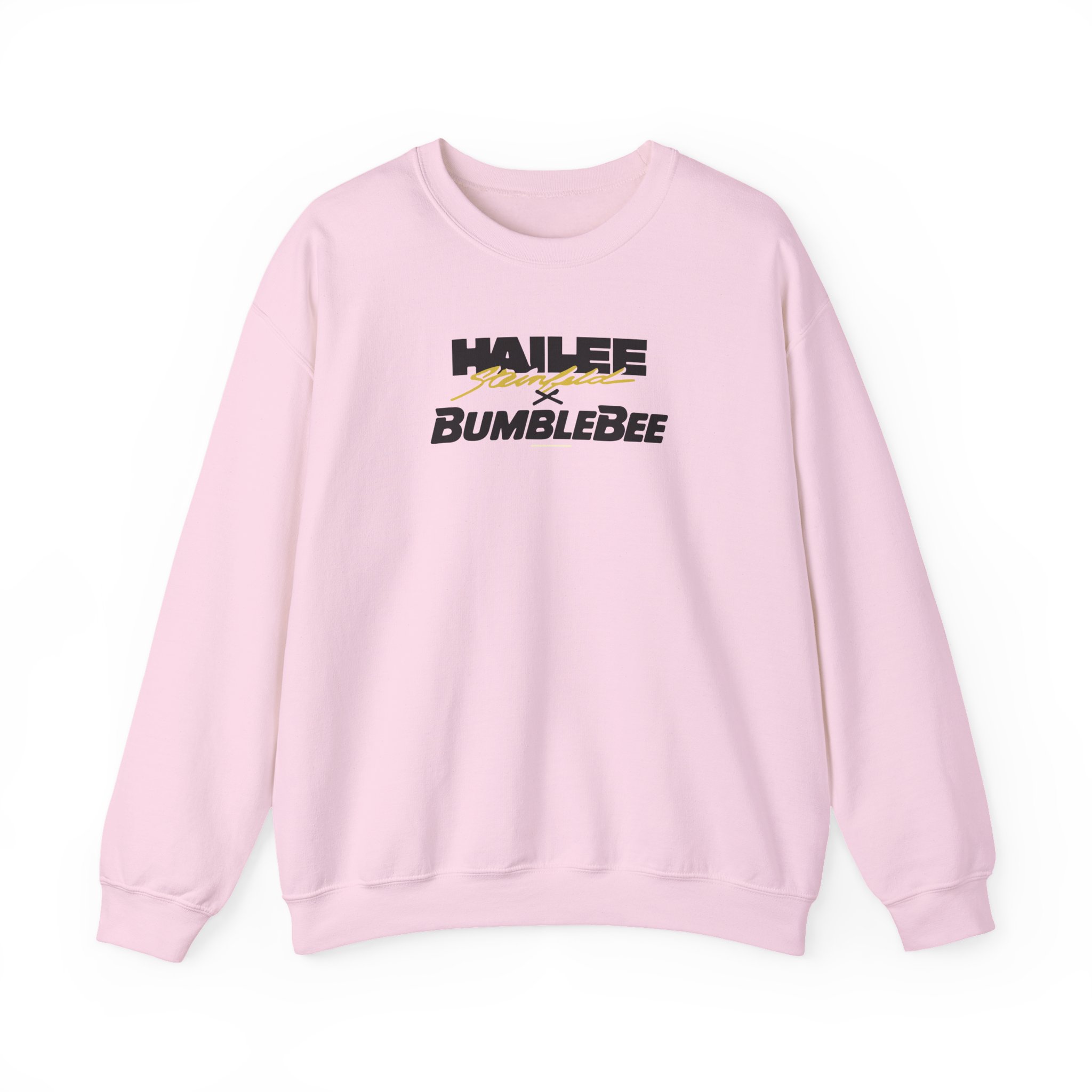 Hailee Steinfeld Bumblebee Moto Unisex Heavy Blendâ„¢ Crewneck Sweatshirt
