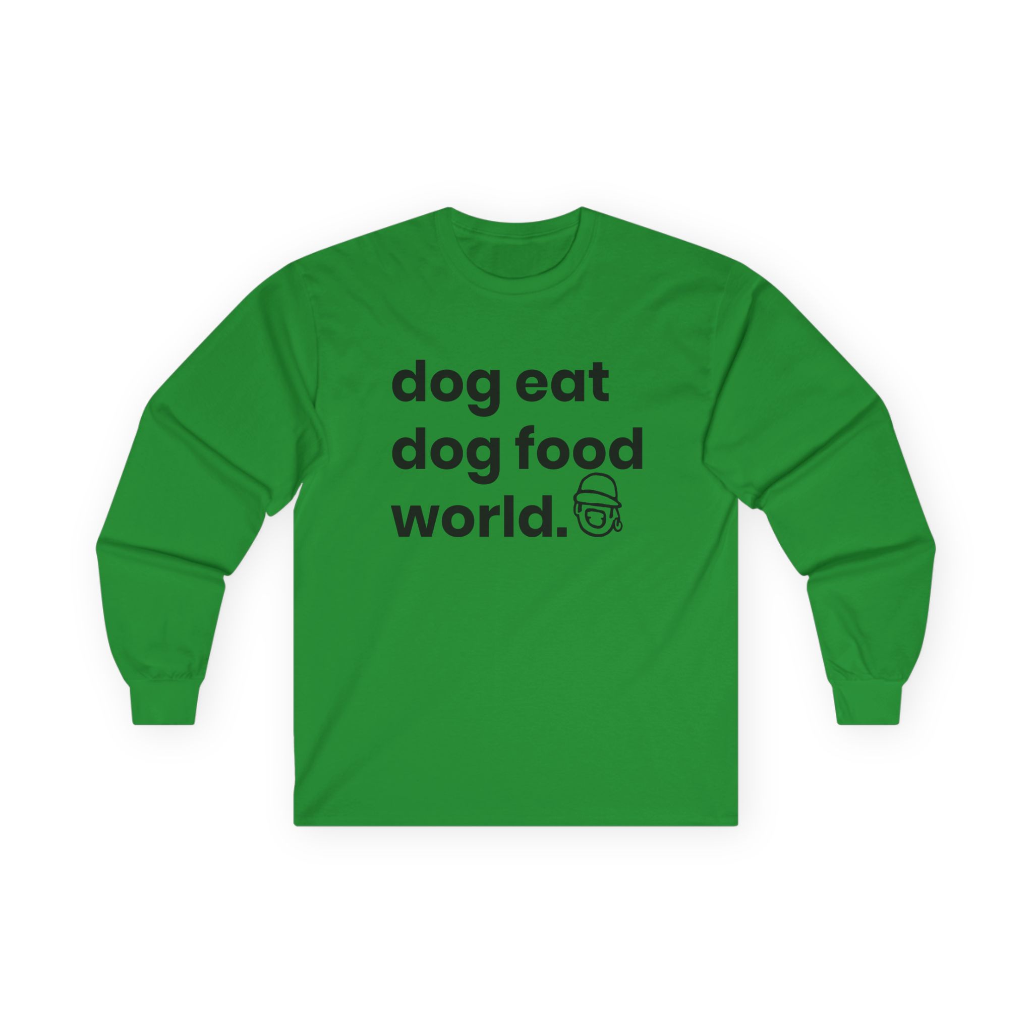 Niko B Dog Eat Dog Food World Unisex Ultra Cotton Long Sleeve Tee