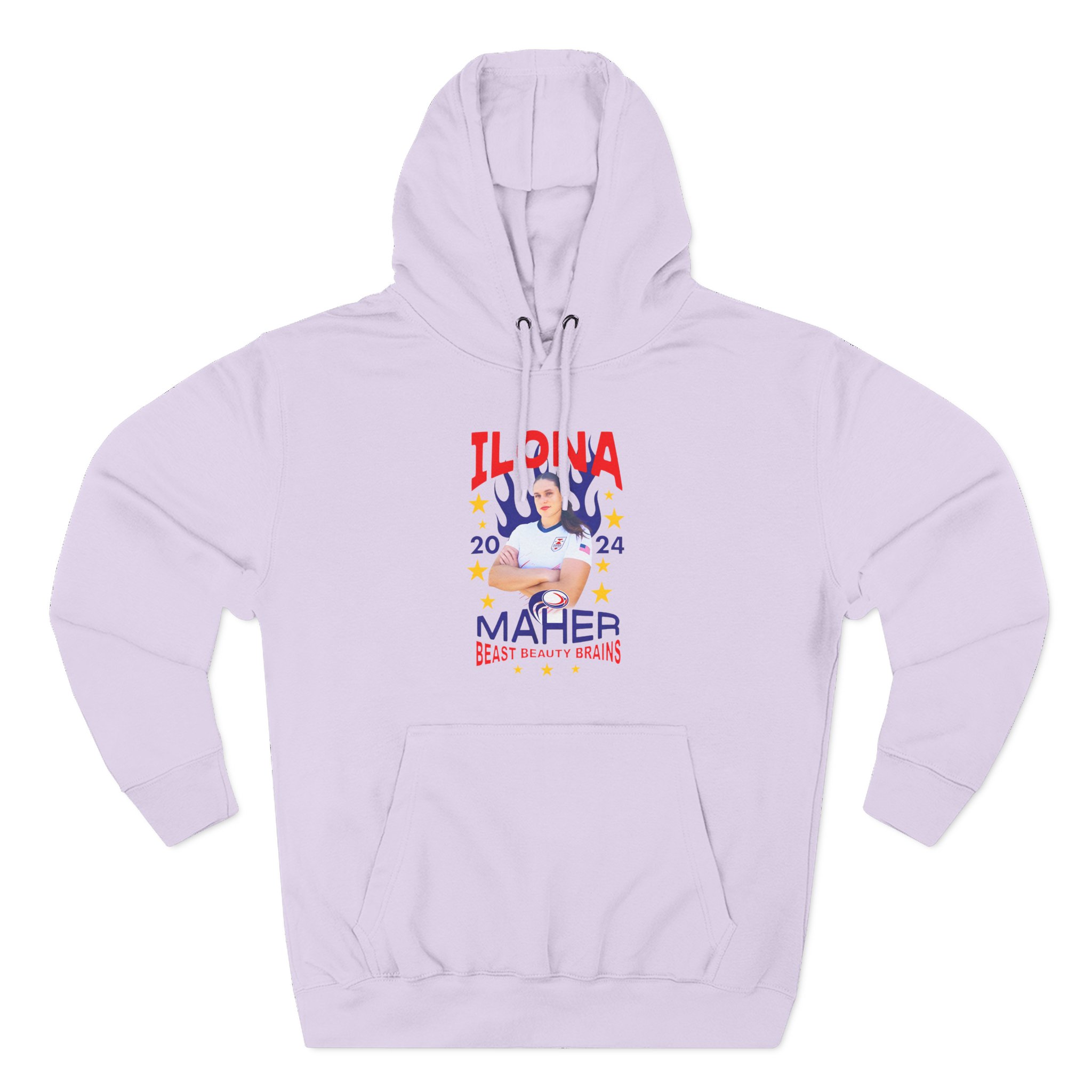 Ilona Maher Spangled Banner Three-Panel Fleece Hoodie