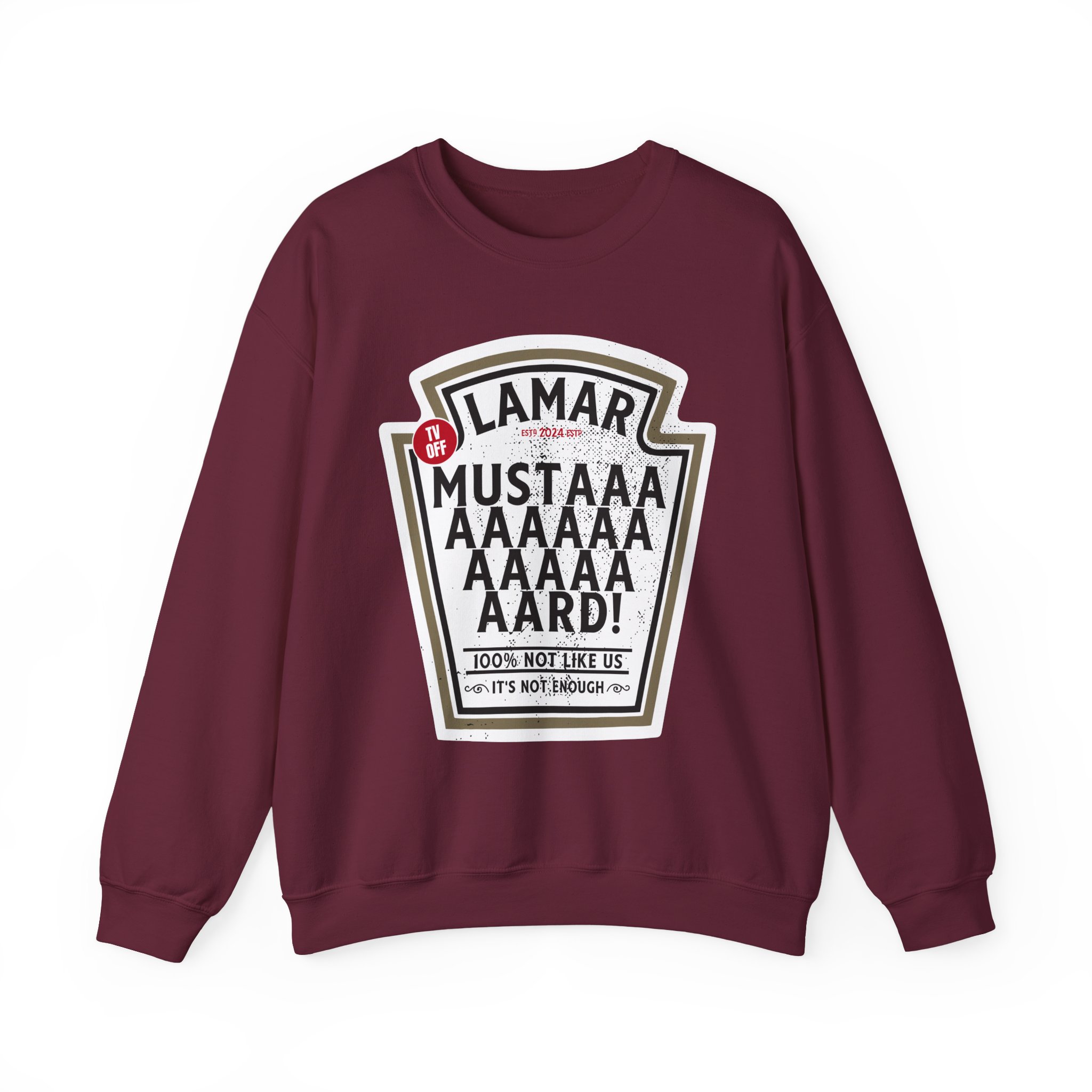 Kendrick Lamar Mustard Tv Off Unisex Heavy Blendâ„¢ Crewneck Sweatshirt