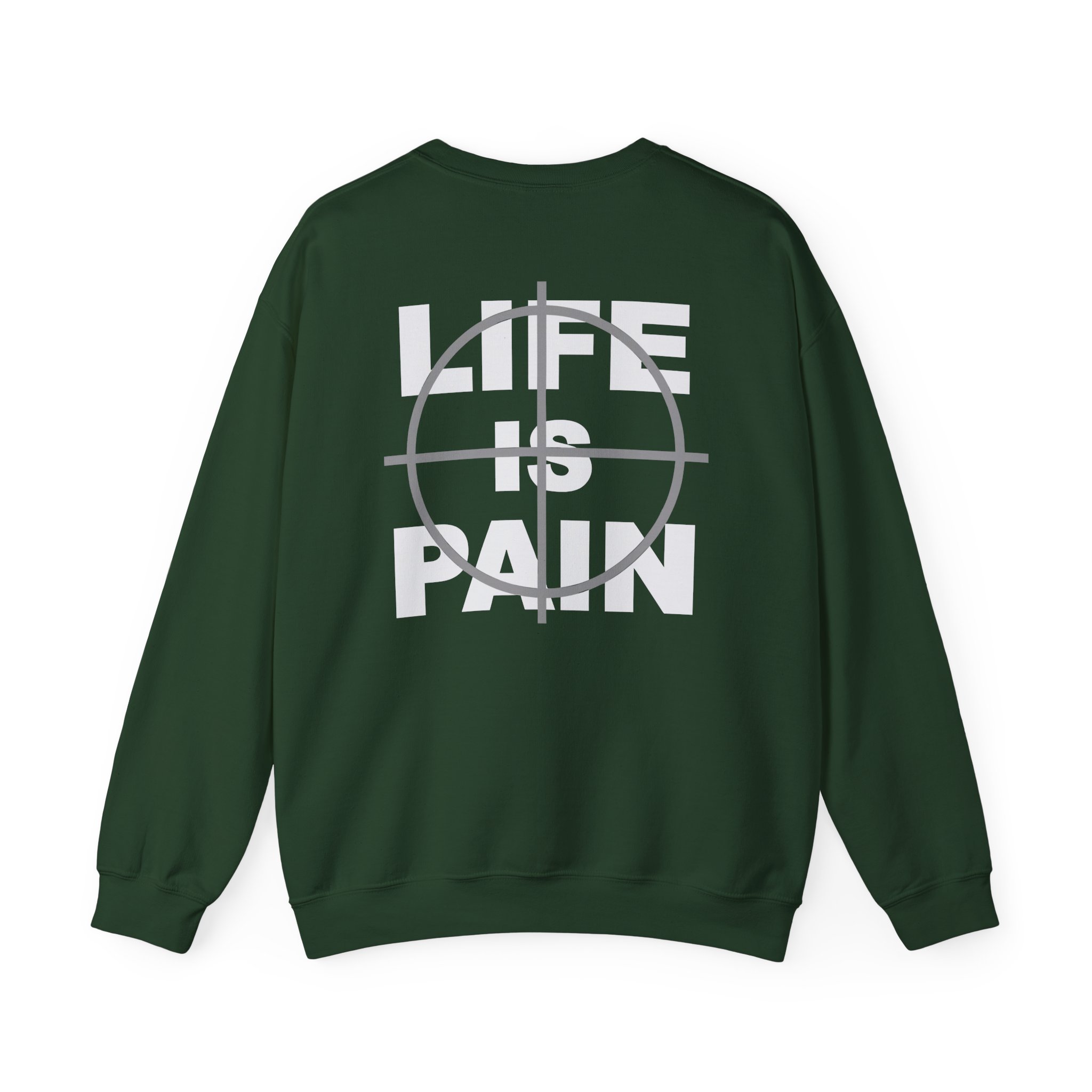 Merauder Life is Pain Unisex Heavy Blendâ„¢ Crewneck Sweatshirt