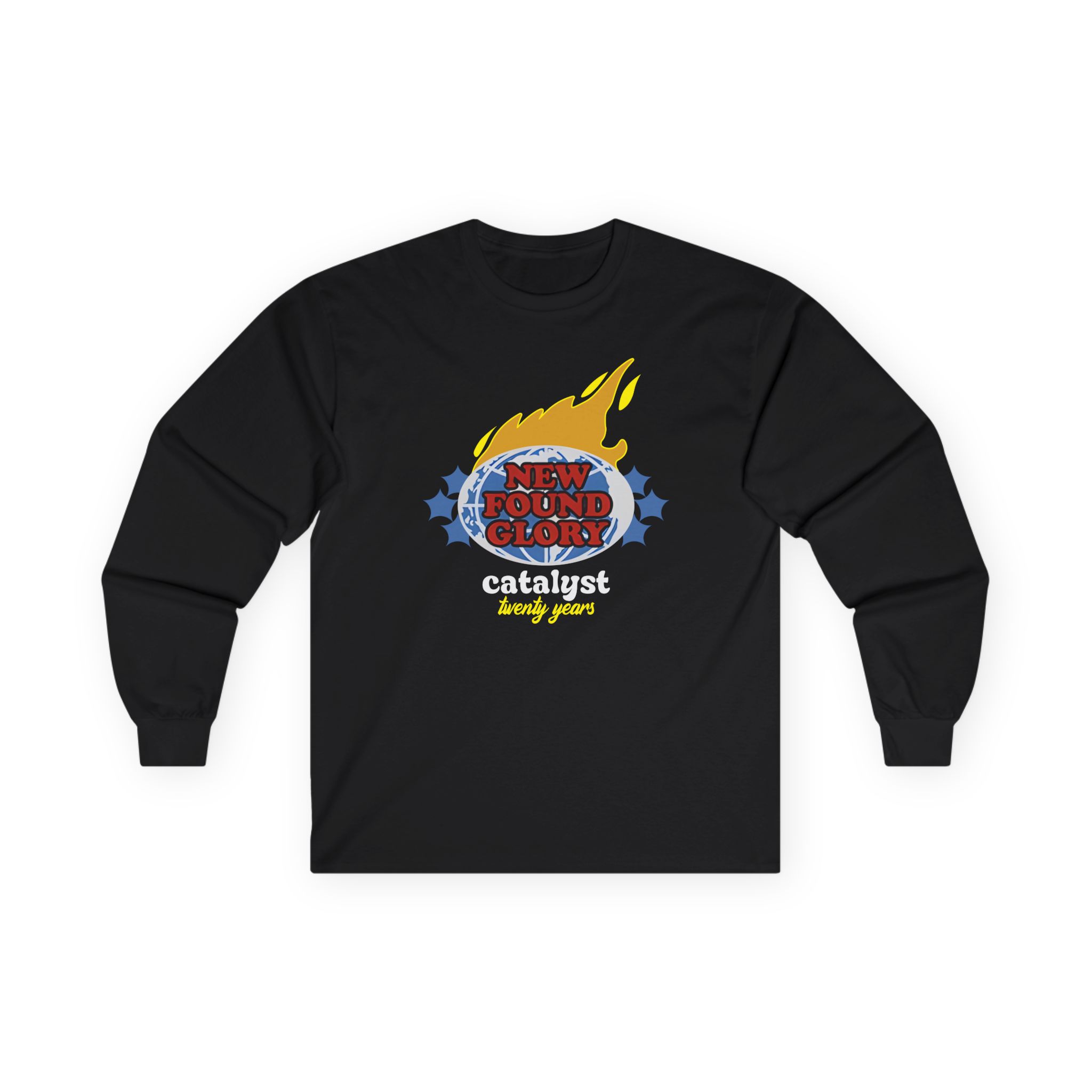 New Found Glory It’s All Downhill From Here Flame Unisex Ultra Cotton Long Sleeve Tee