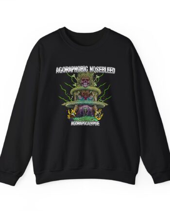 Agoraphobic Nosebleed Agorapocalypse Unisex Heavy Blend™ Crewneck Sweatshirt