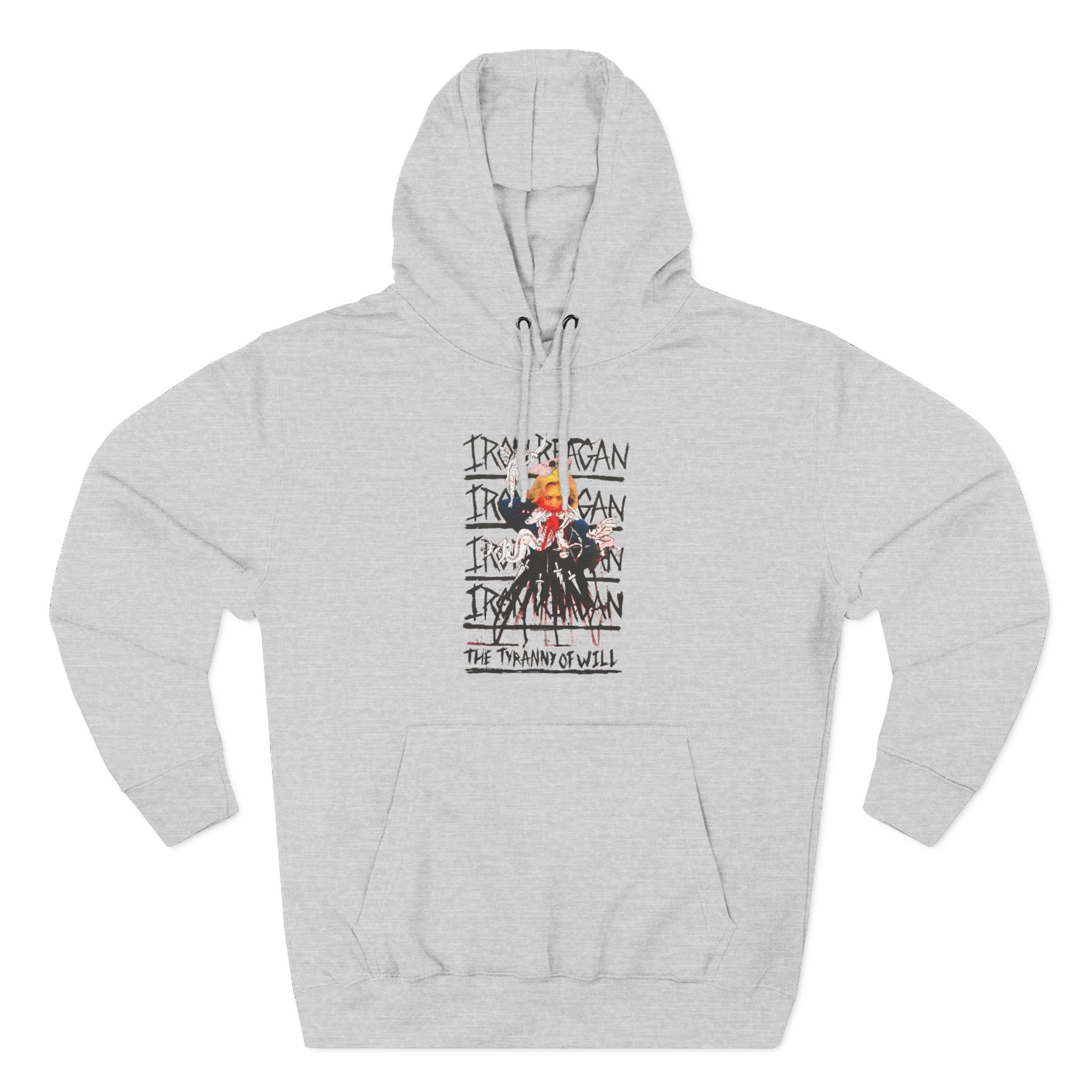 Iron Reagan The Tyranny of Will Three-Panel Fleece Hoodie