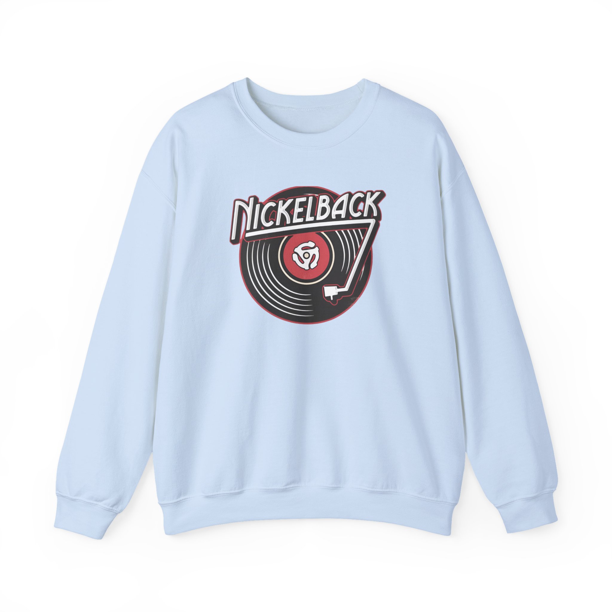 Nickelback Record Natural Ringer Unisex Heavy Blendâ„¢ Crewneck Sweatshirt