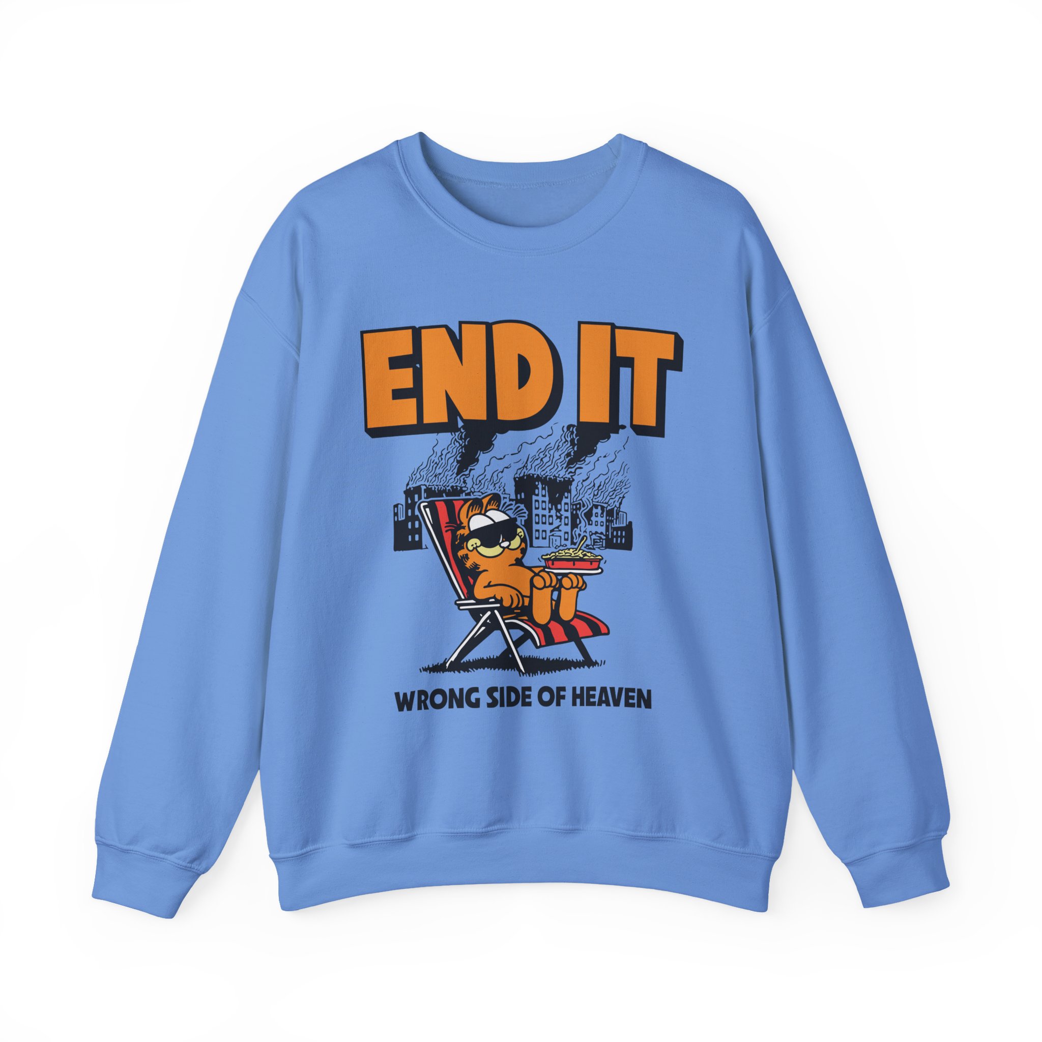 End It Garfield Unisex Heavy Blendâ„¢ Crewneck Sweatshirt