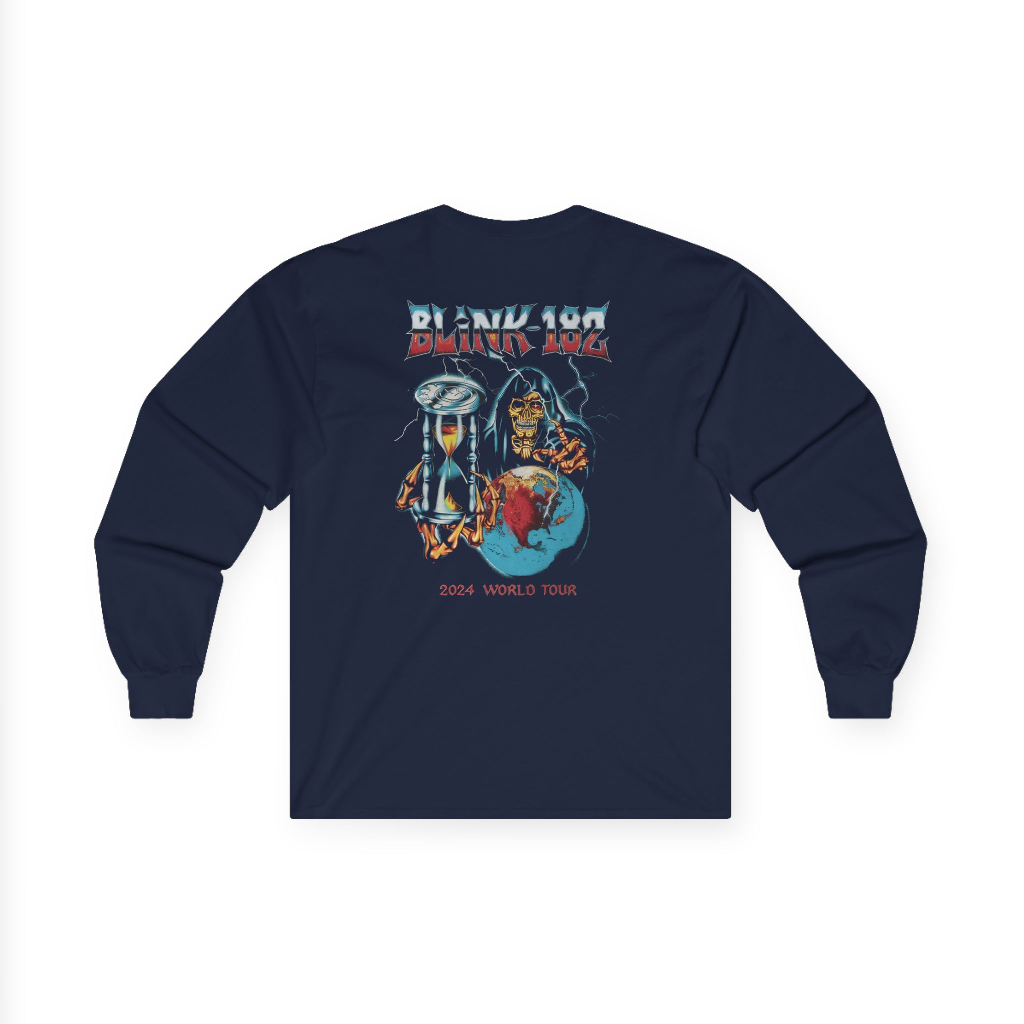 Blink 182 World Tour Unisex Ultra Cotton Long Sleeve Tee