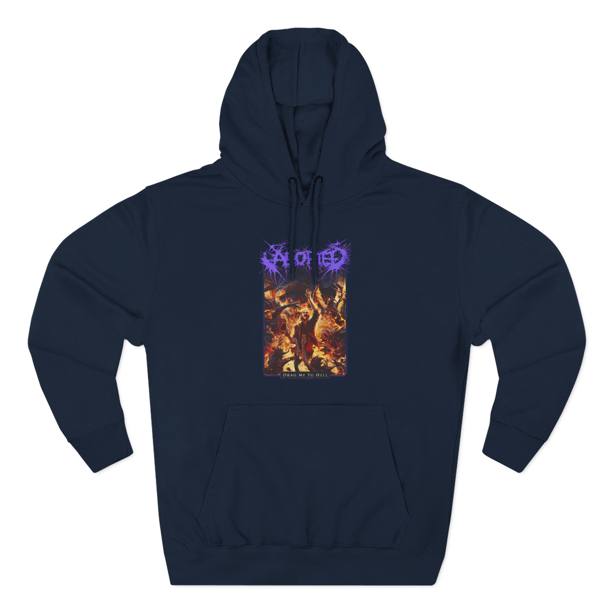Aborted Drag Me to Hell Three-Panel Fleece Hoodie