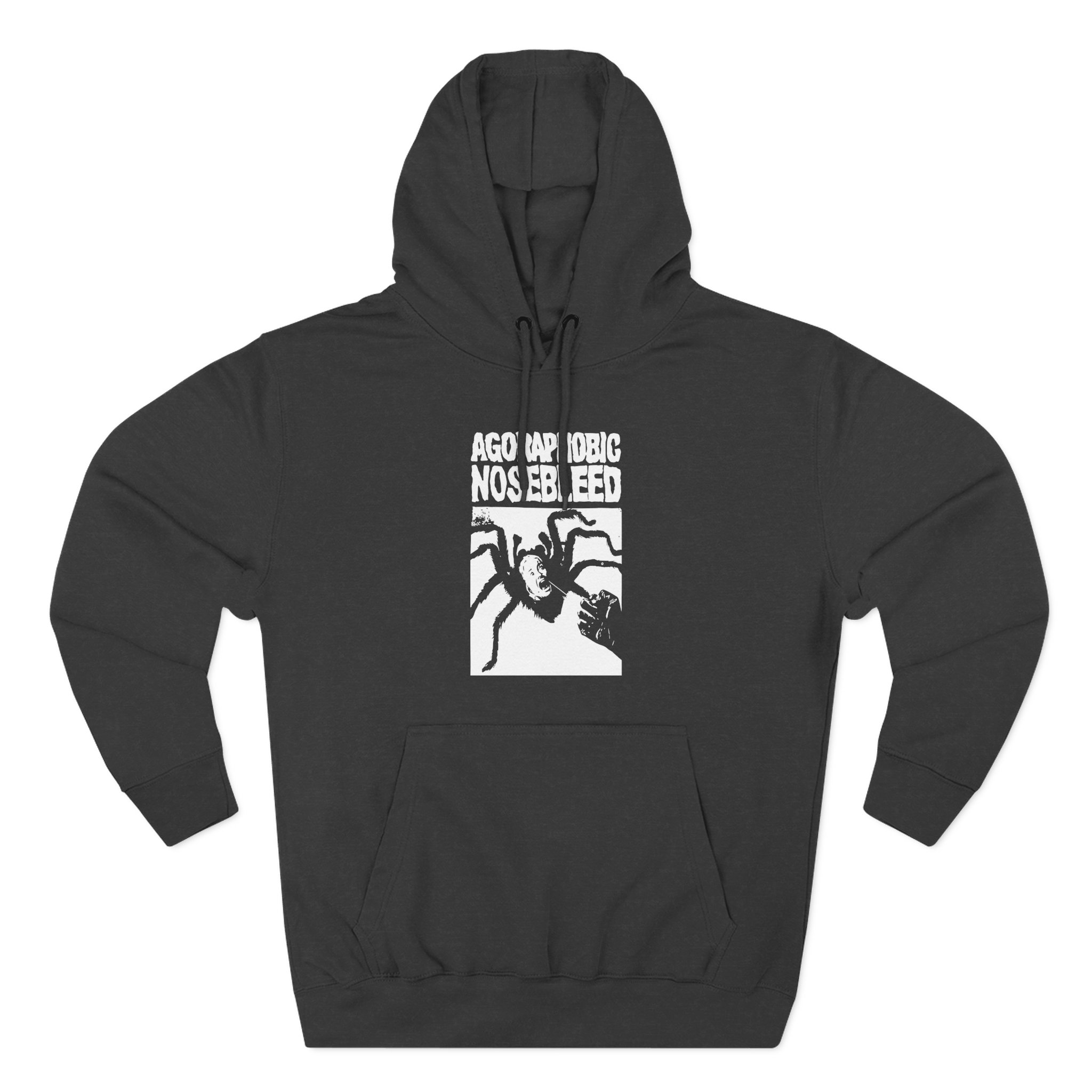 Agoraphobic Nosebleed Spider Three-Panel Fleece Hoodie