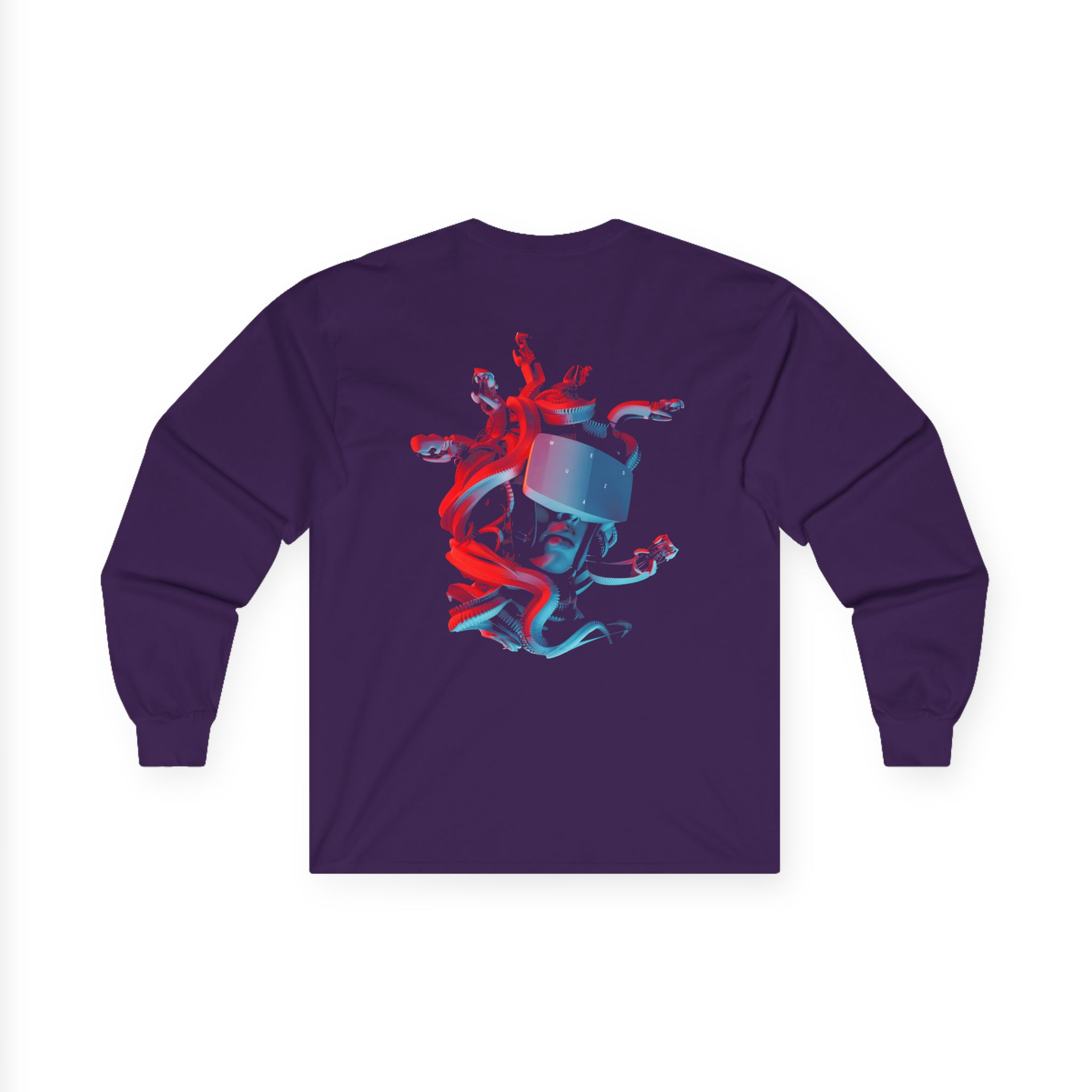 Meduza Multicolour Head Unisex Ultra Cotton Long Sleeve Tee