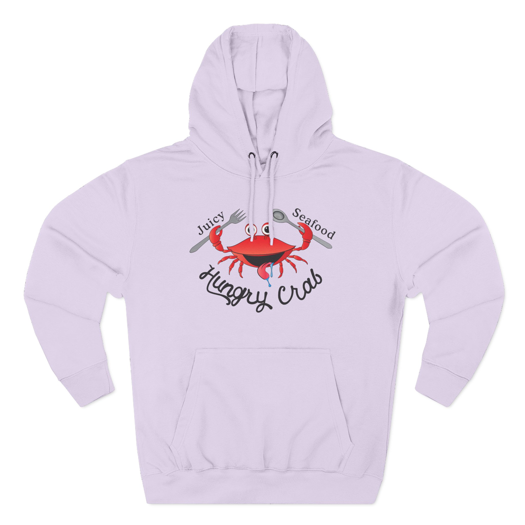Hungry Box Hungry Crab Juicy Seafood Three-Panel Fleece Hoodie