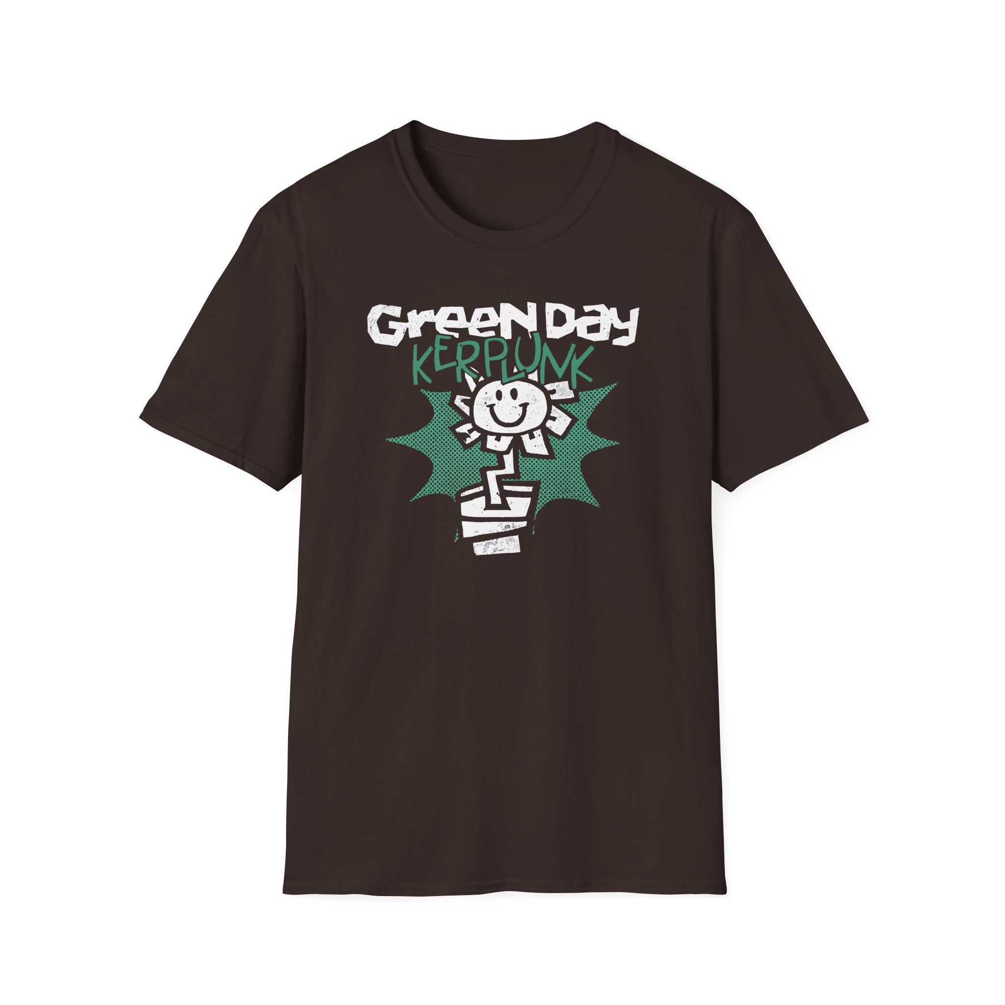 Green Day Kerplunk Vintage Flower Unisex Softstyle T-Shirt