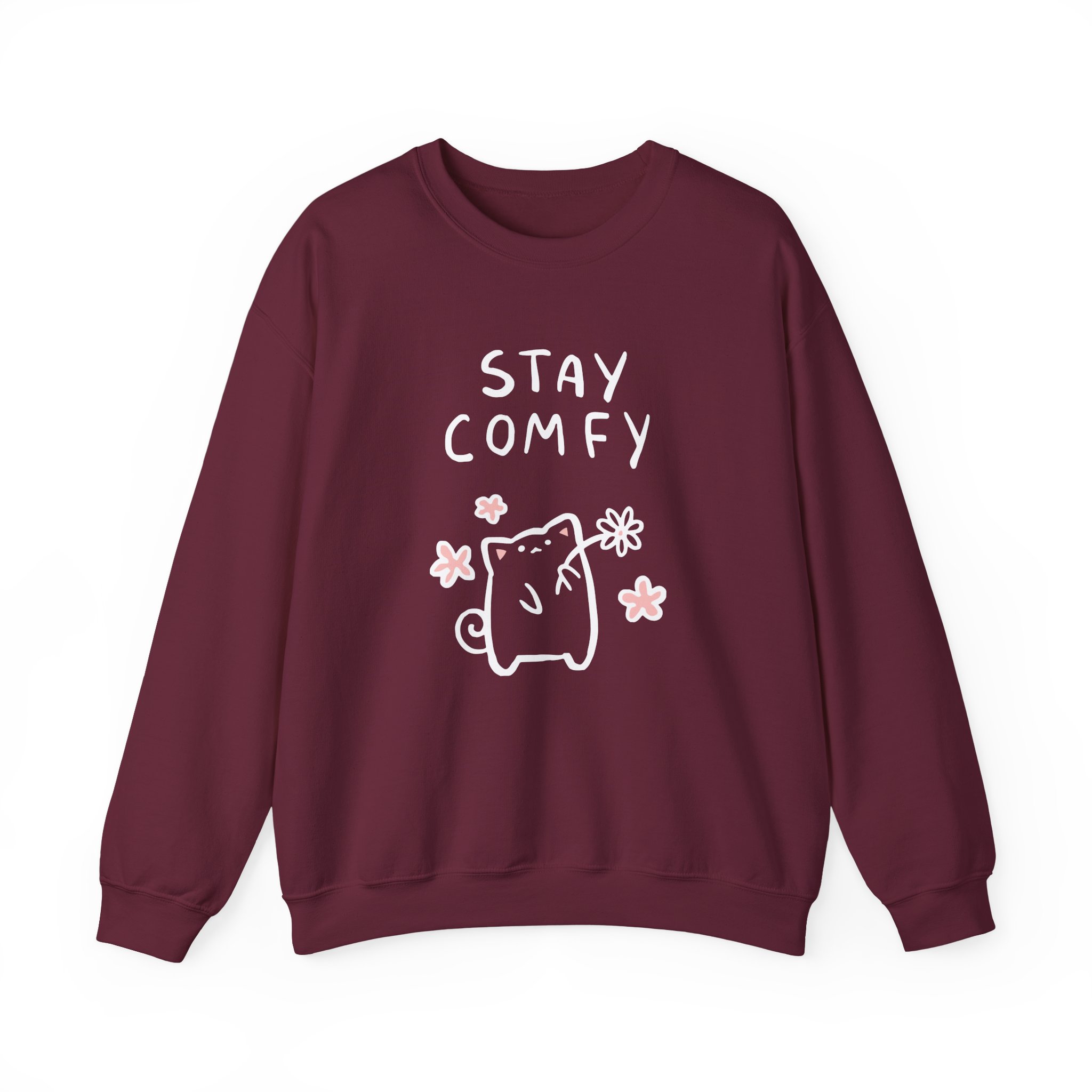 Lilypichu Stay Comfy Cute Unisex Heavy Blendâ„¢ Crewneck Sweatshirt