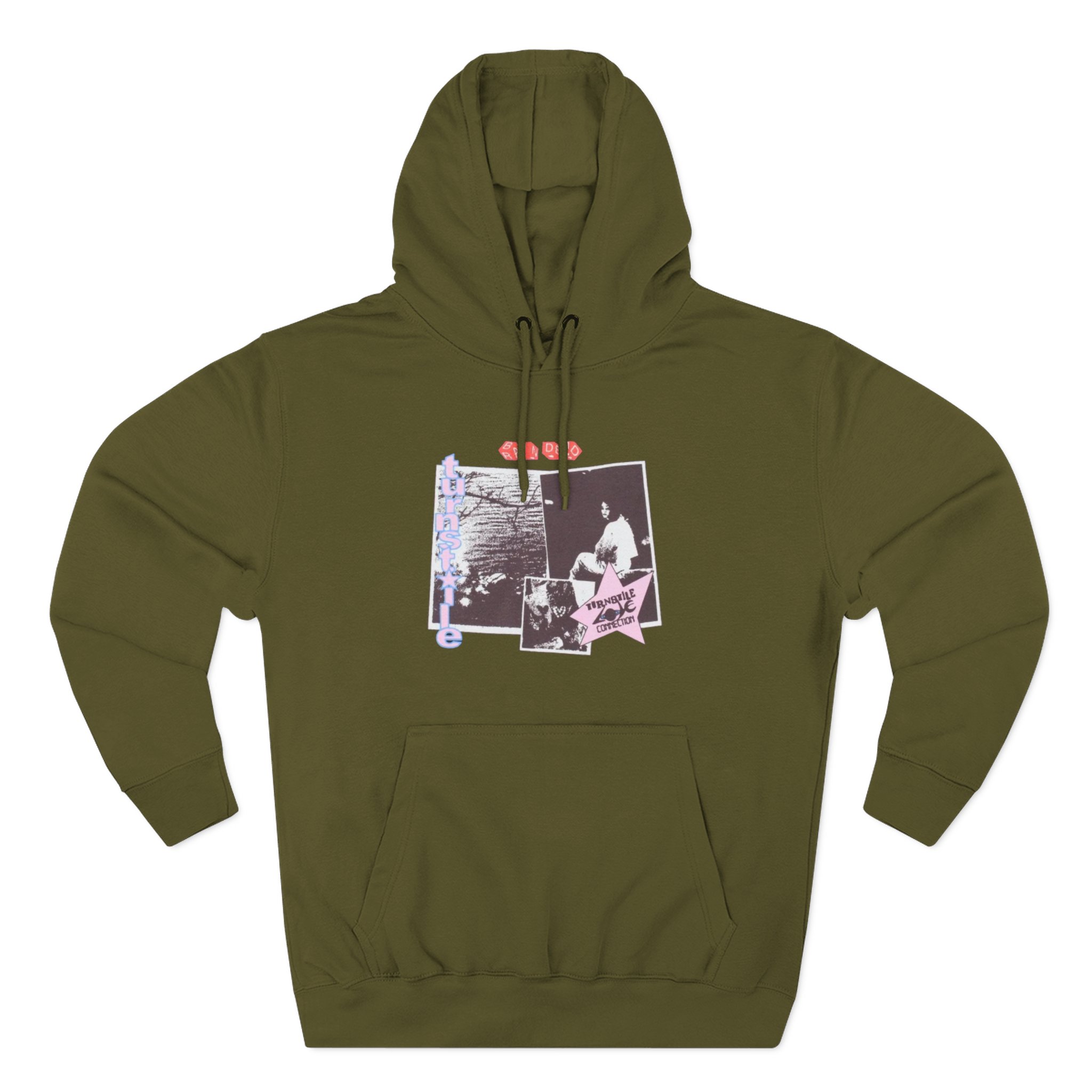 Turnstile Three-Panel Fleece Hoodie