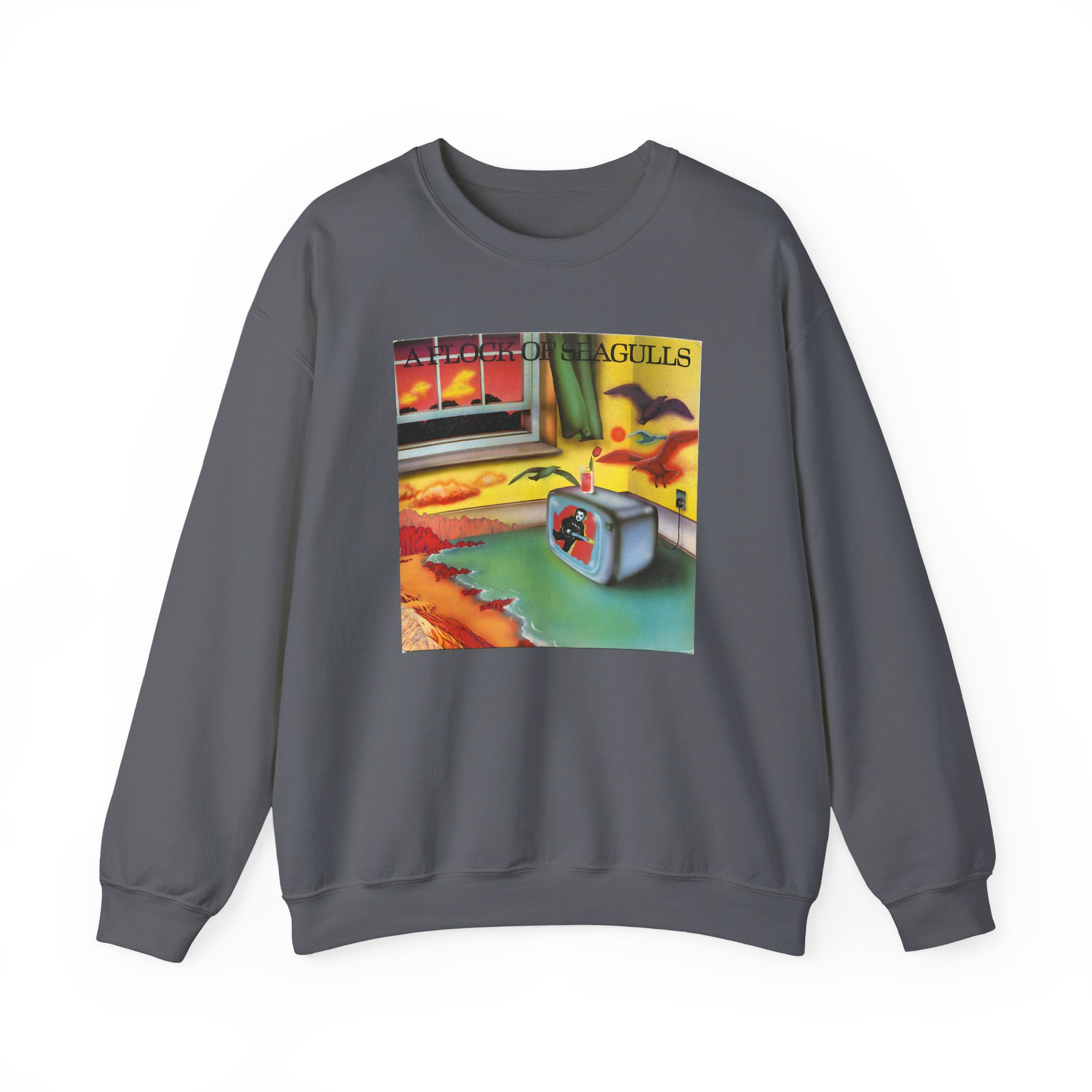 A Flock of Seagulls Original Album Cover Unisex Heavy Blendâ„¢ Crewneck Sweatshirt