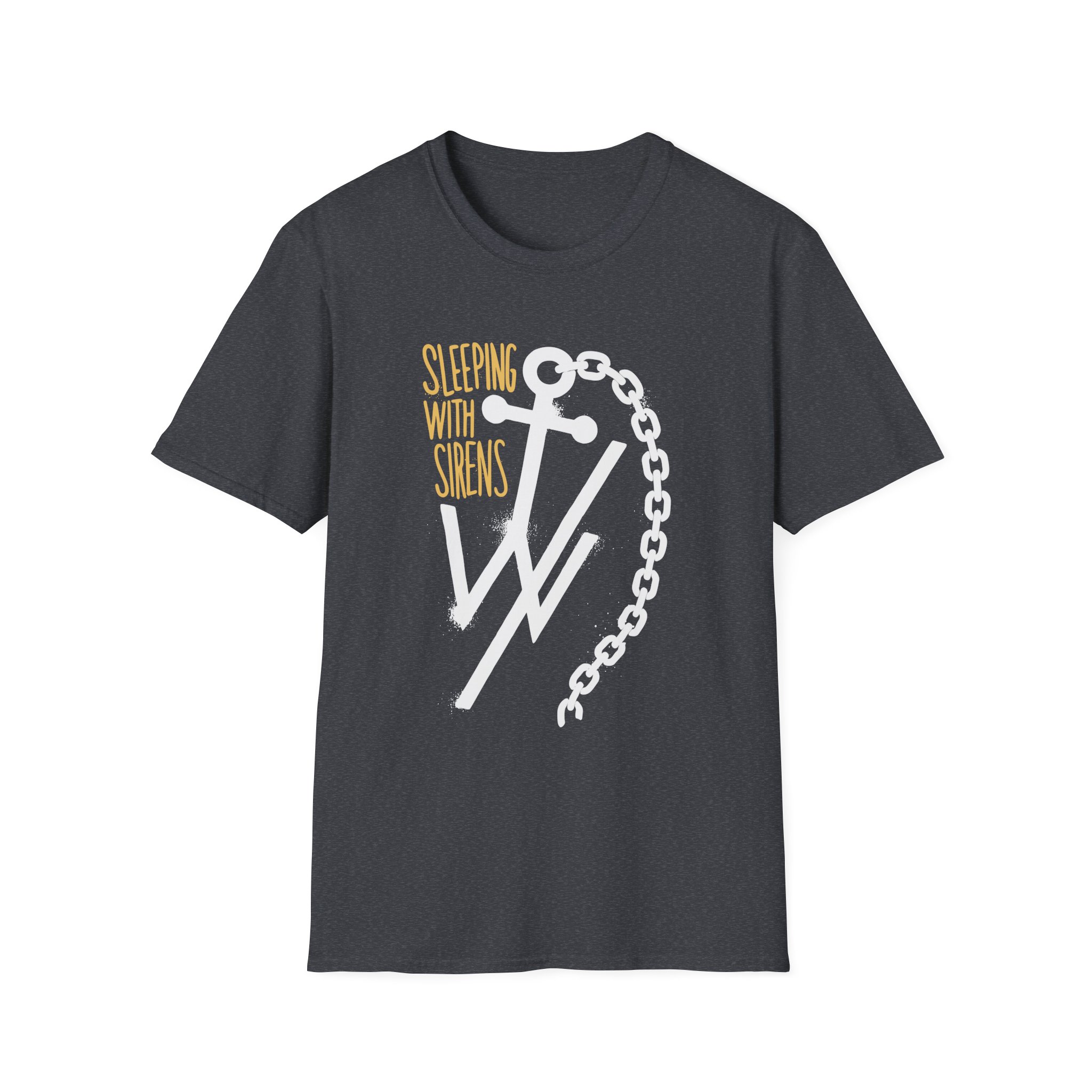 Sleeping With Sirens Anchor Chain Unisex Softstyle T-Shirt