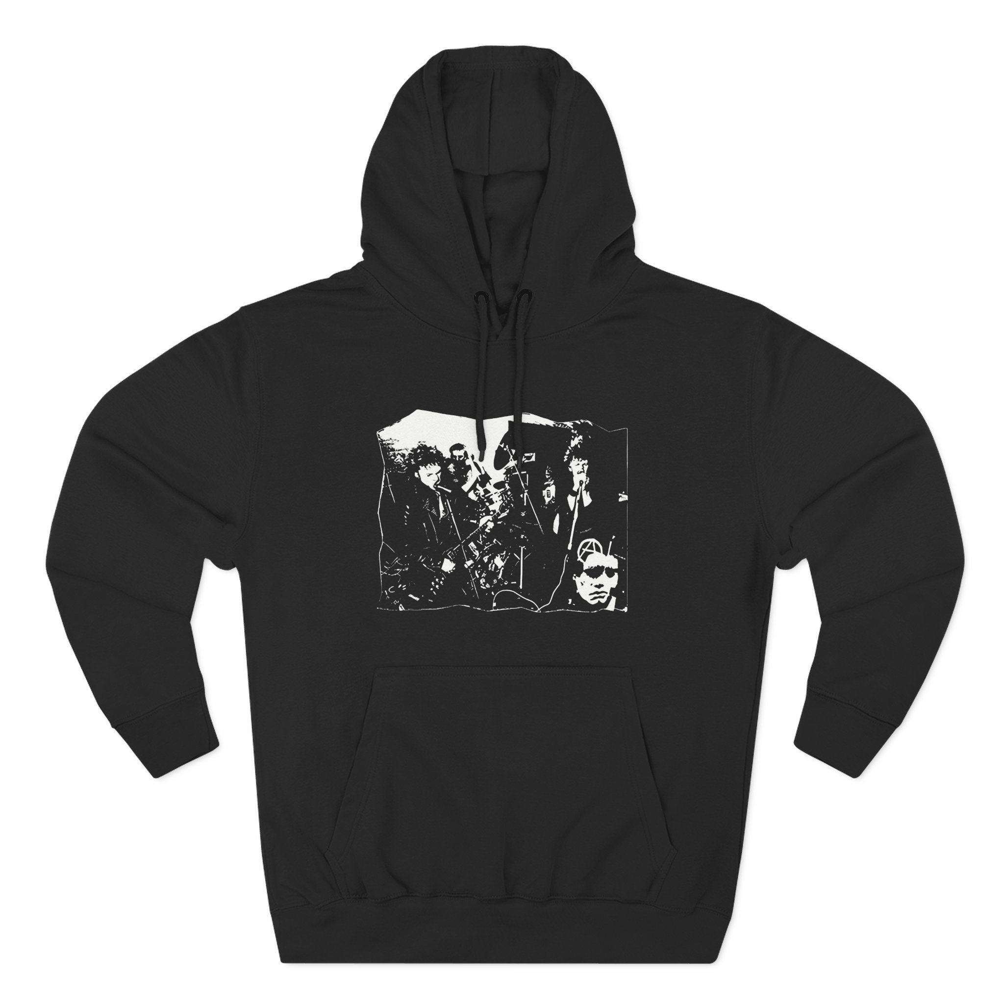 Discharge Casualties of War Three-Panel Fleece Hoodie