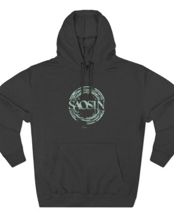 Saosin Logo Three-Panel Fleece Hoodie