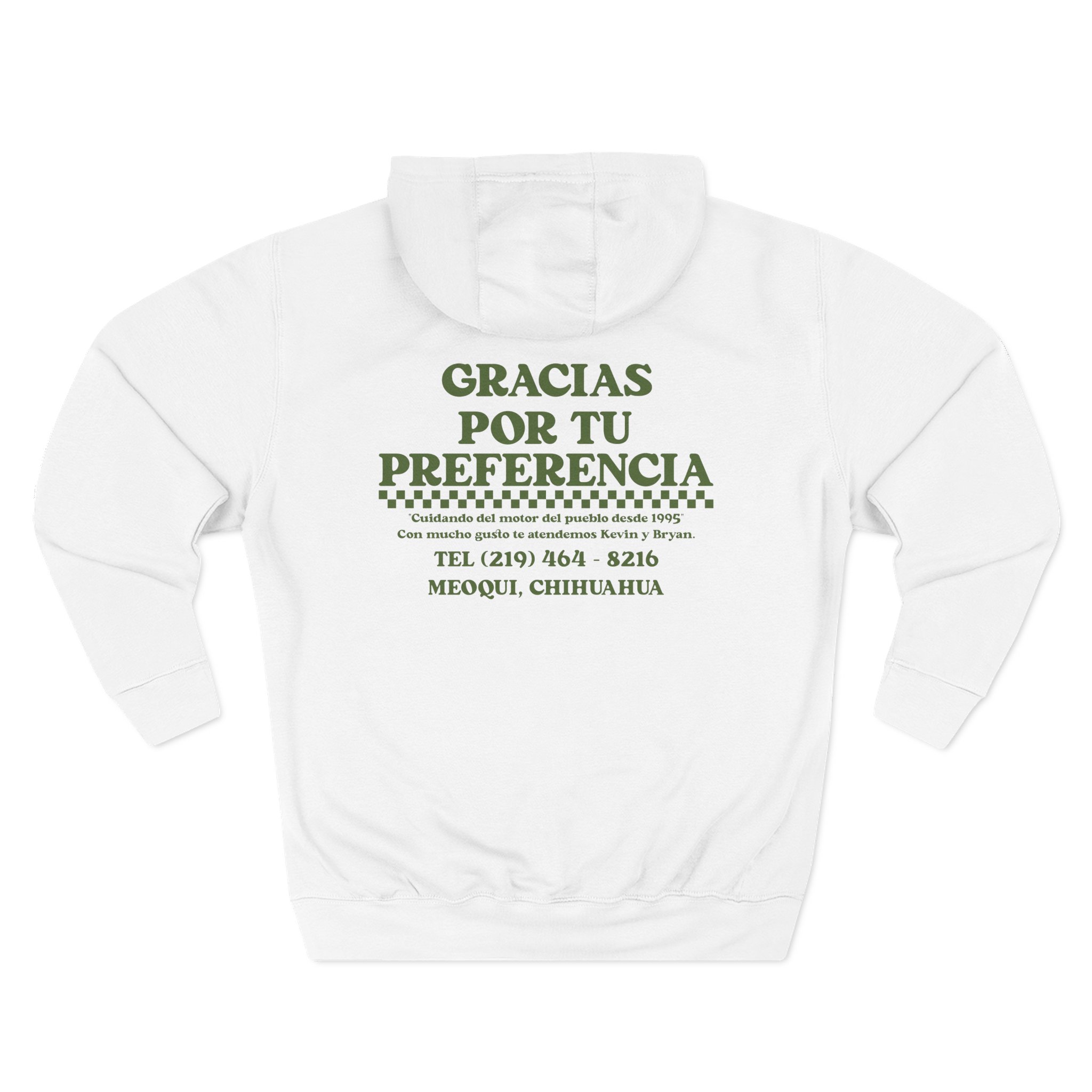 Kevin Kaarl playera taller Three-Panel Fleece Hoodie