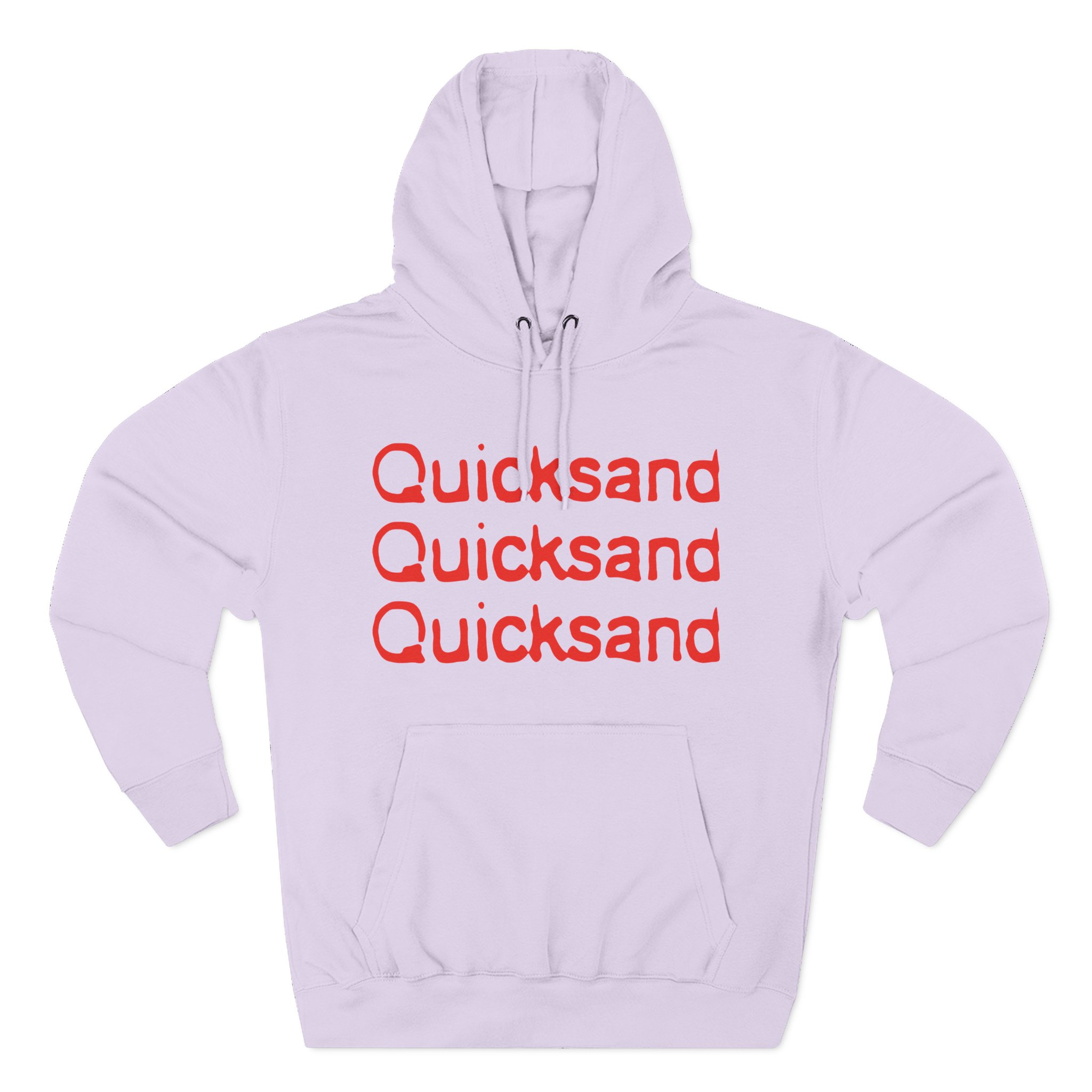 Quicksand Logo Three-Panel Fleece Hoodie