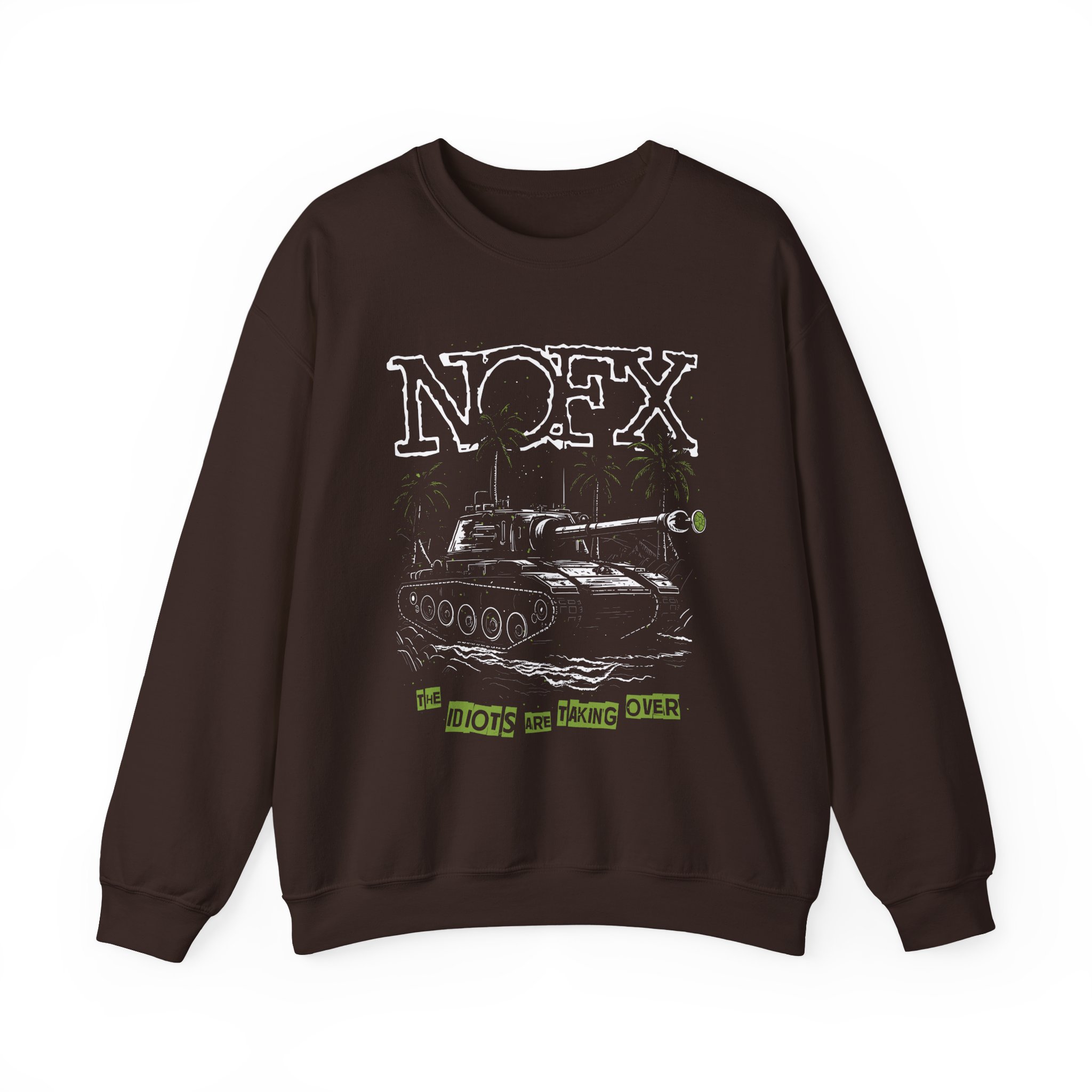 Nofx the Idiots Are Taking Over Unisex Heavy Blendâ„¢ Crewneck Sweatshirt