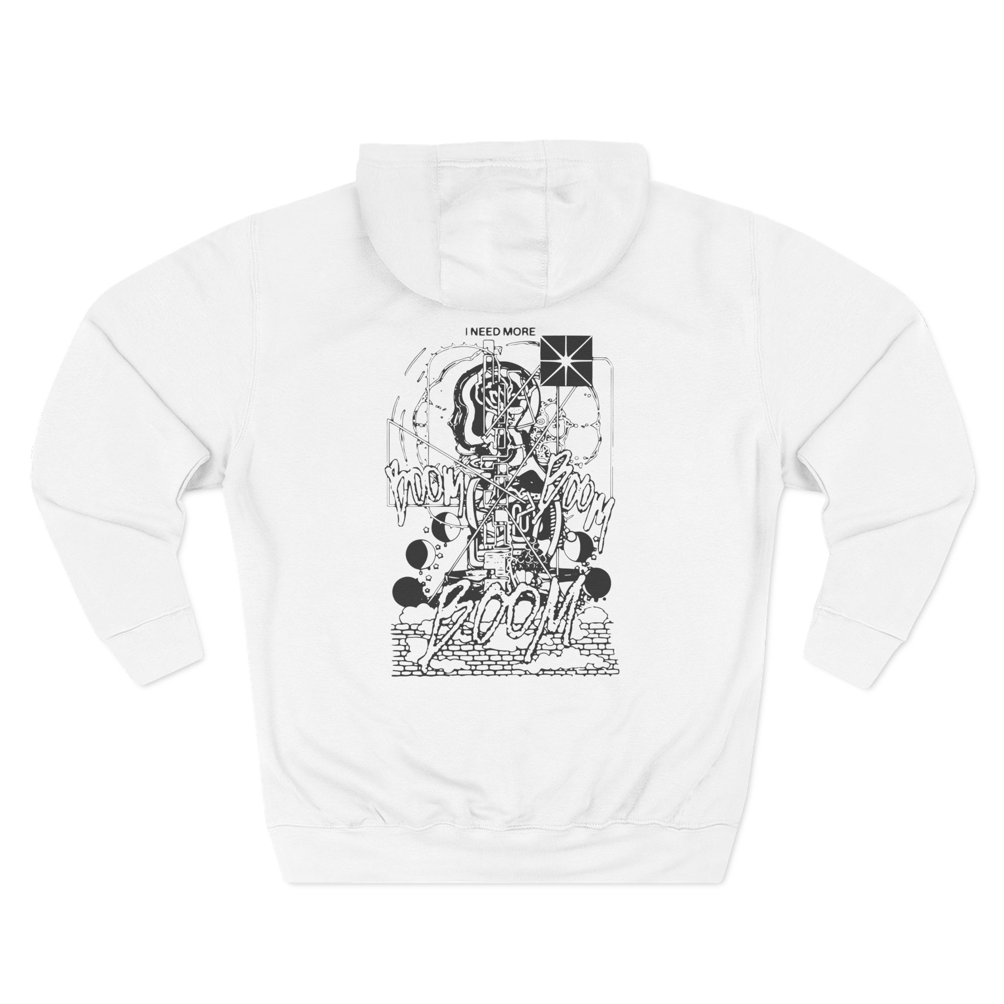 Turnstile Three-Panel Fleece Hoodie