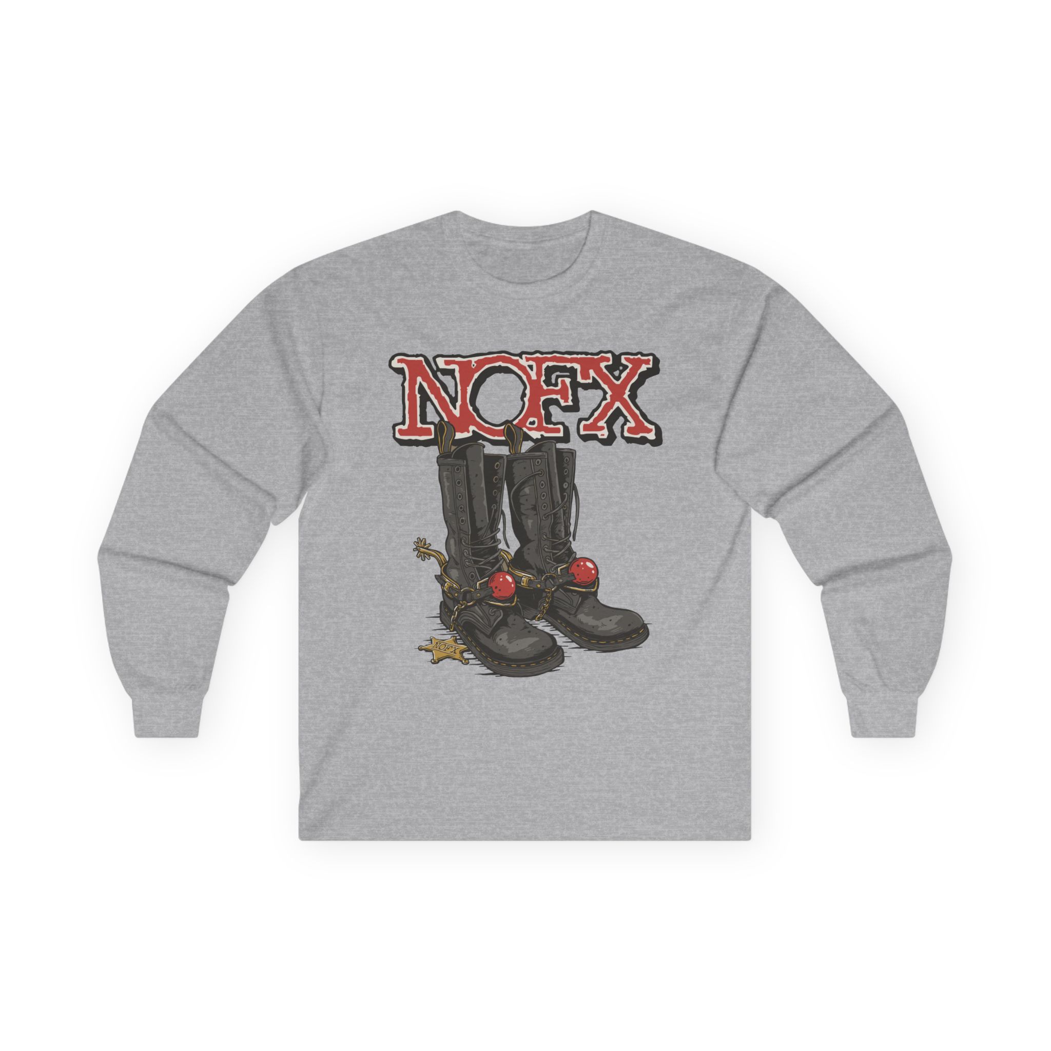 Nofx Boots Unisex Ultra Cotton Long Sleeve Tee