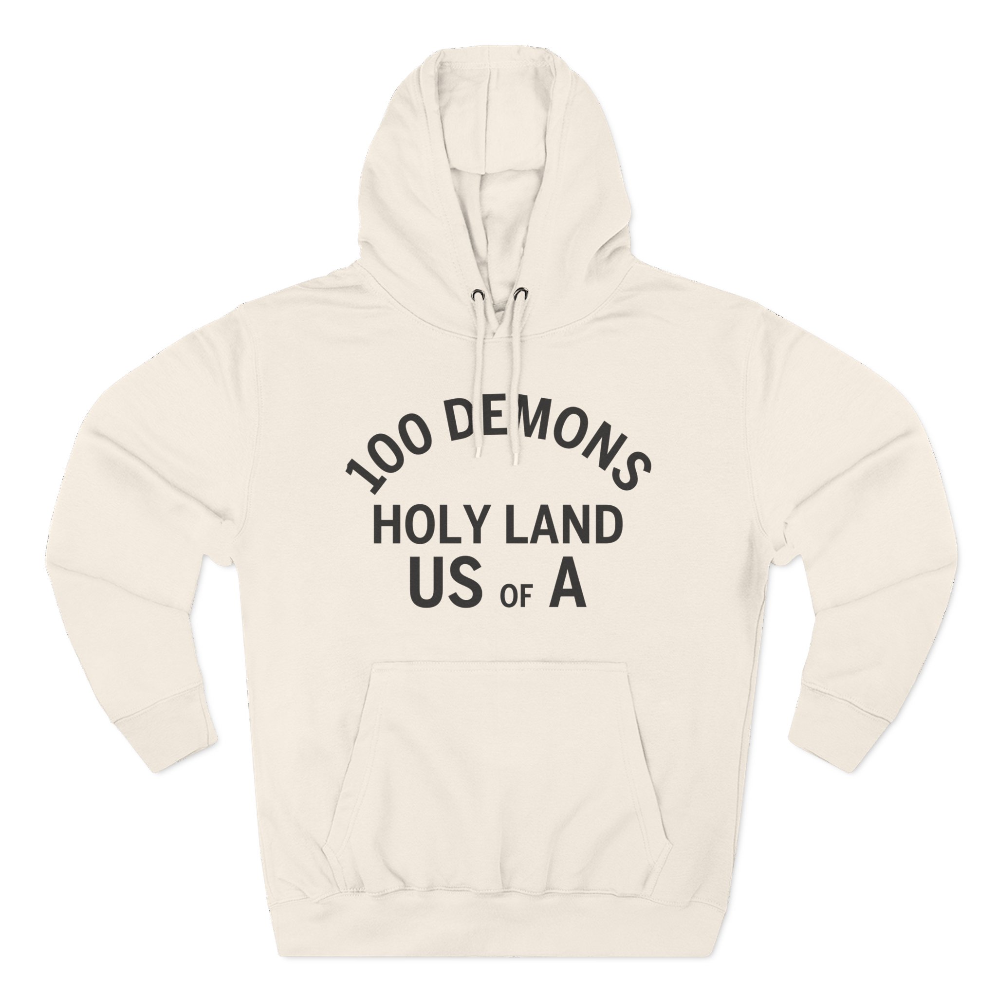 100 Demons Holyland Three-Panel Fleece Hoodie