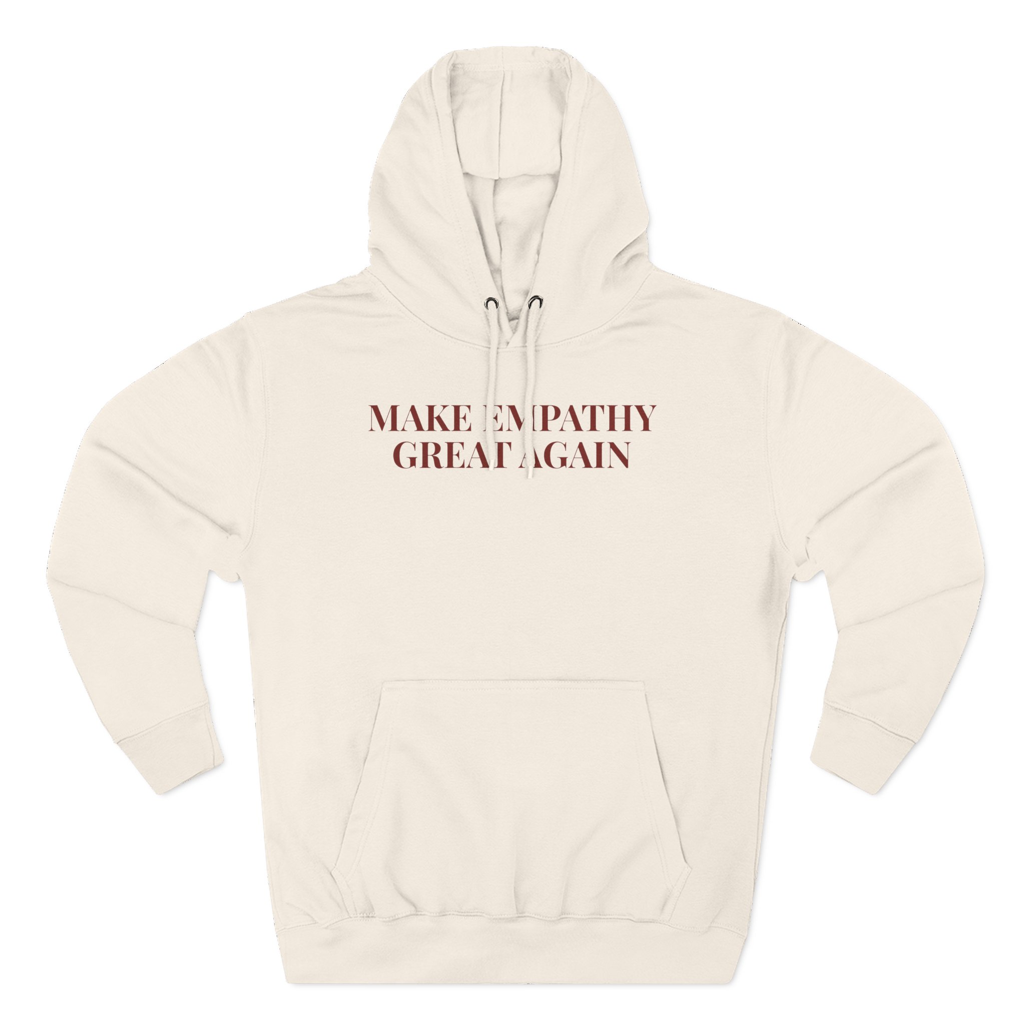 Alanis Morissette Make Empathy Great Again Three-Panel Fleece Hoodie