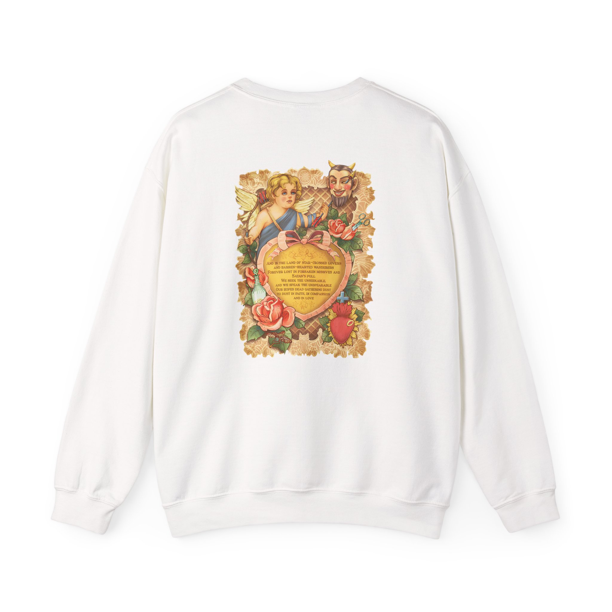 The Smashing Pumpkins Cupid De Locke Unisex Heavy Blendâ„¢ Crewneck Sweatshirt