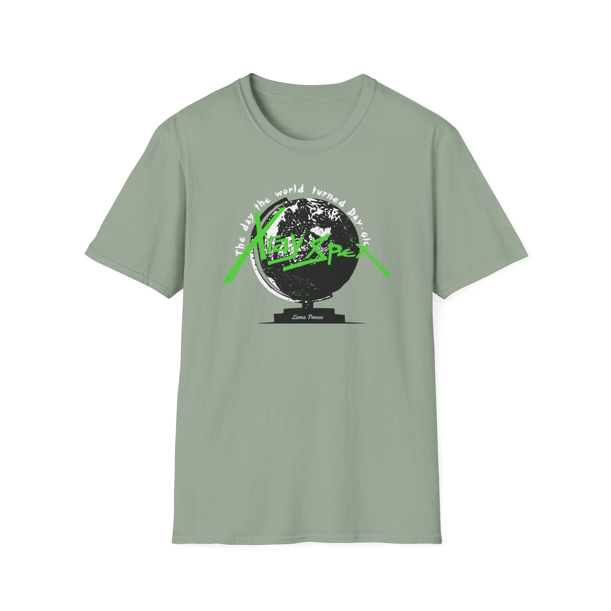 X-ray Spex Day-Glo Globe Unisex Softstyle T-Shirt