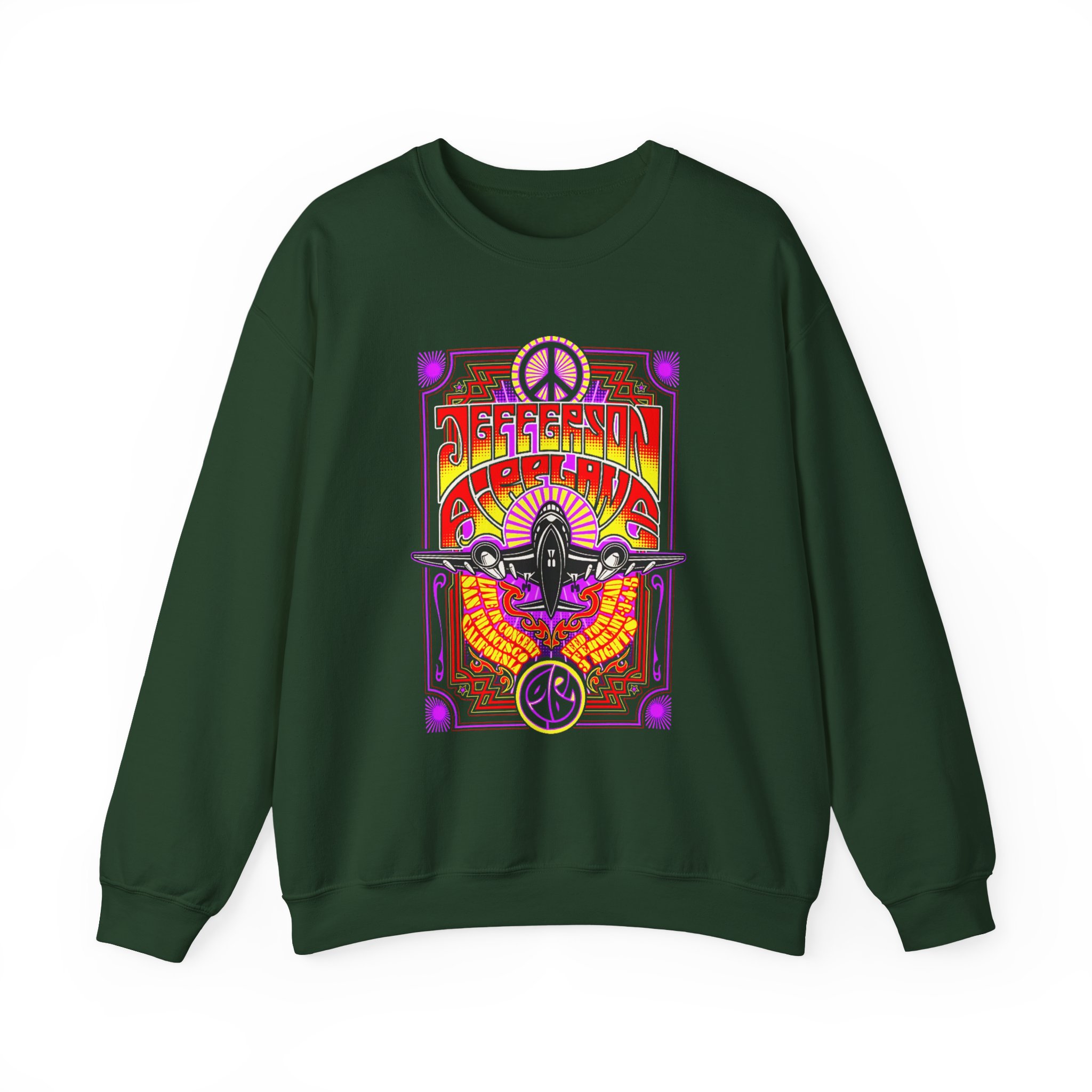 Jefferson Airplane Unisex Heavy Blendâ„¢ Crewneck Sweatshirt