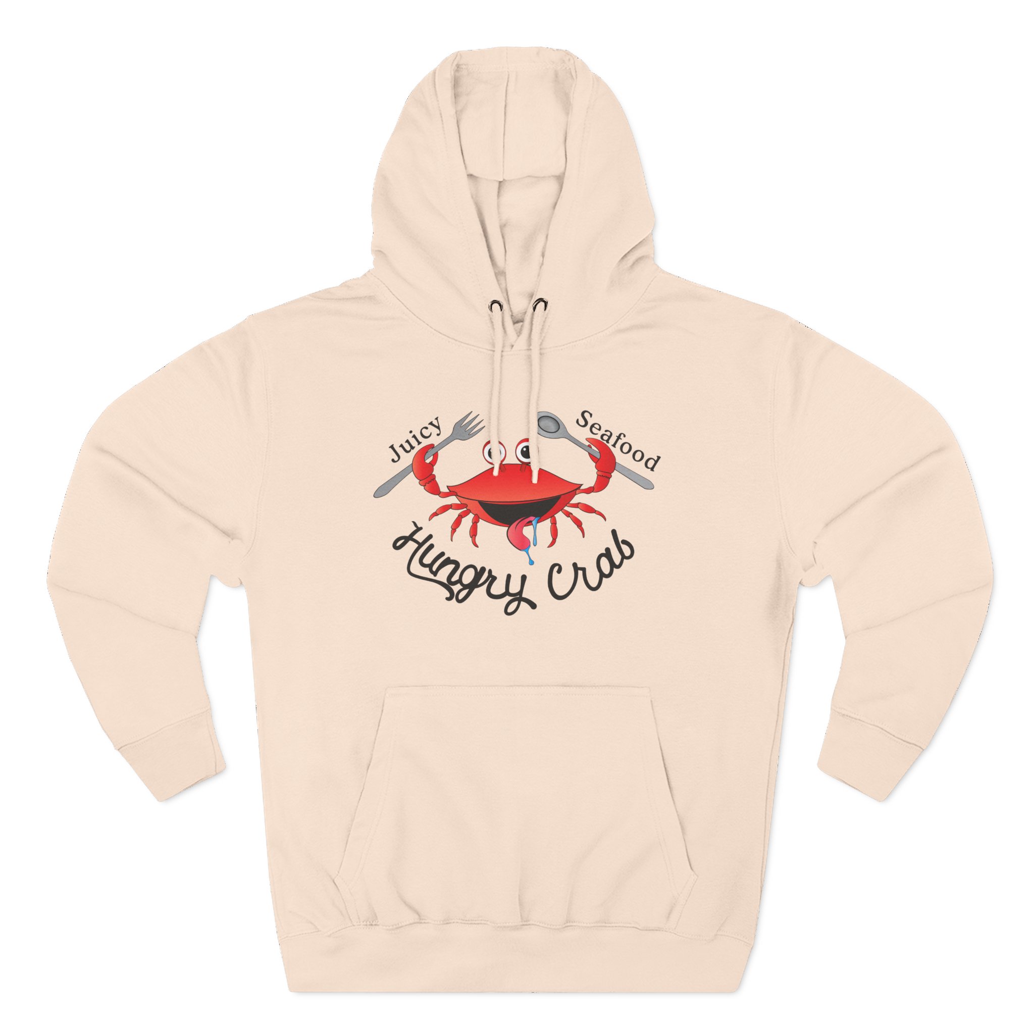 Hungry Box Hungry Crab Juicy Seafood Three-Panel Fleece Hoodie