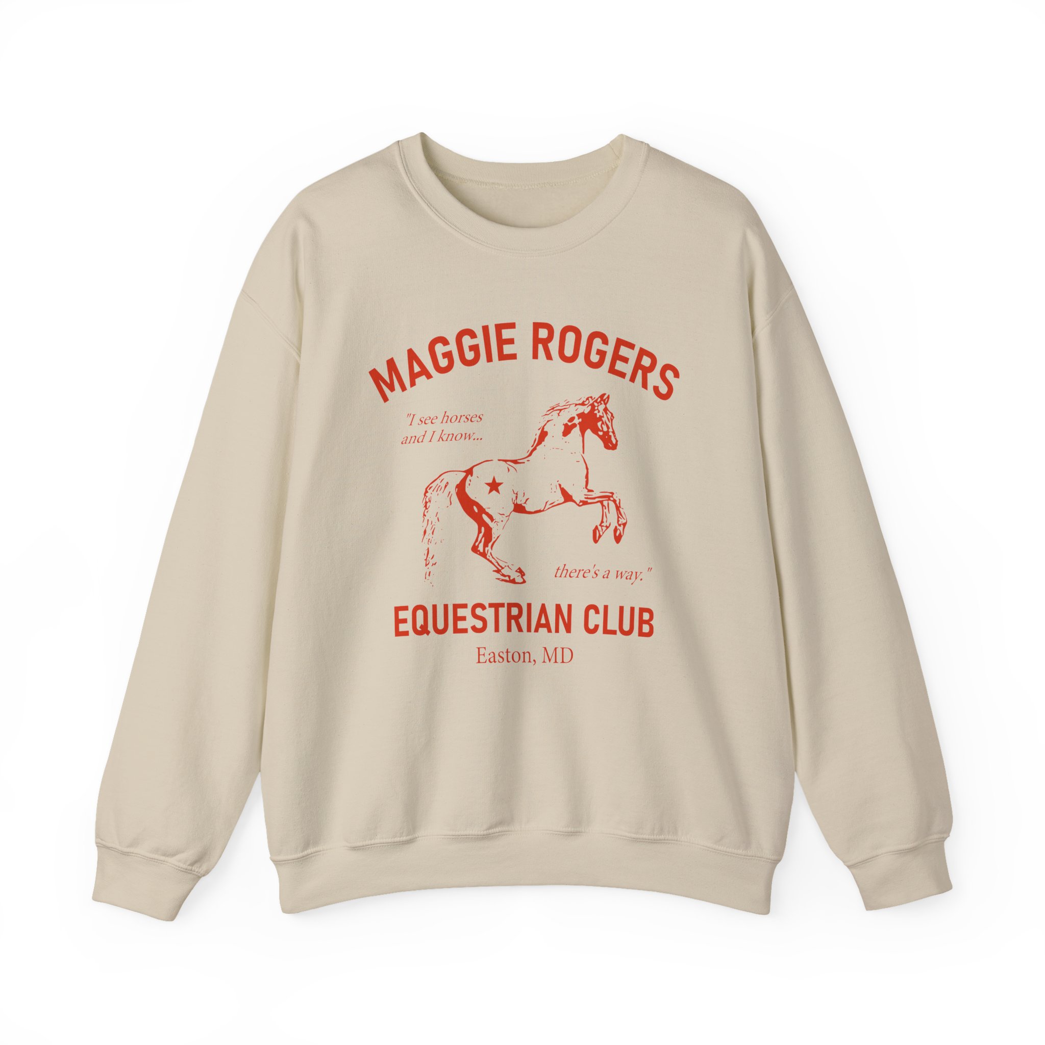 Maggie Rogers Equestrian Club Unisex Heavy Blendâ„¢ Crewneck Sweatshirt