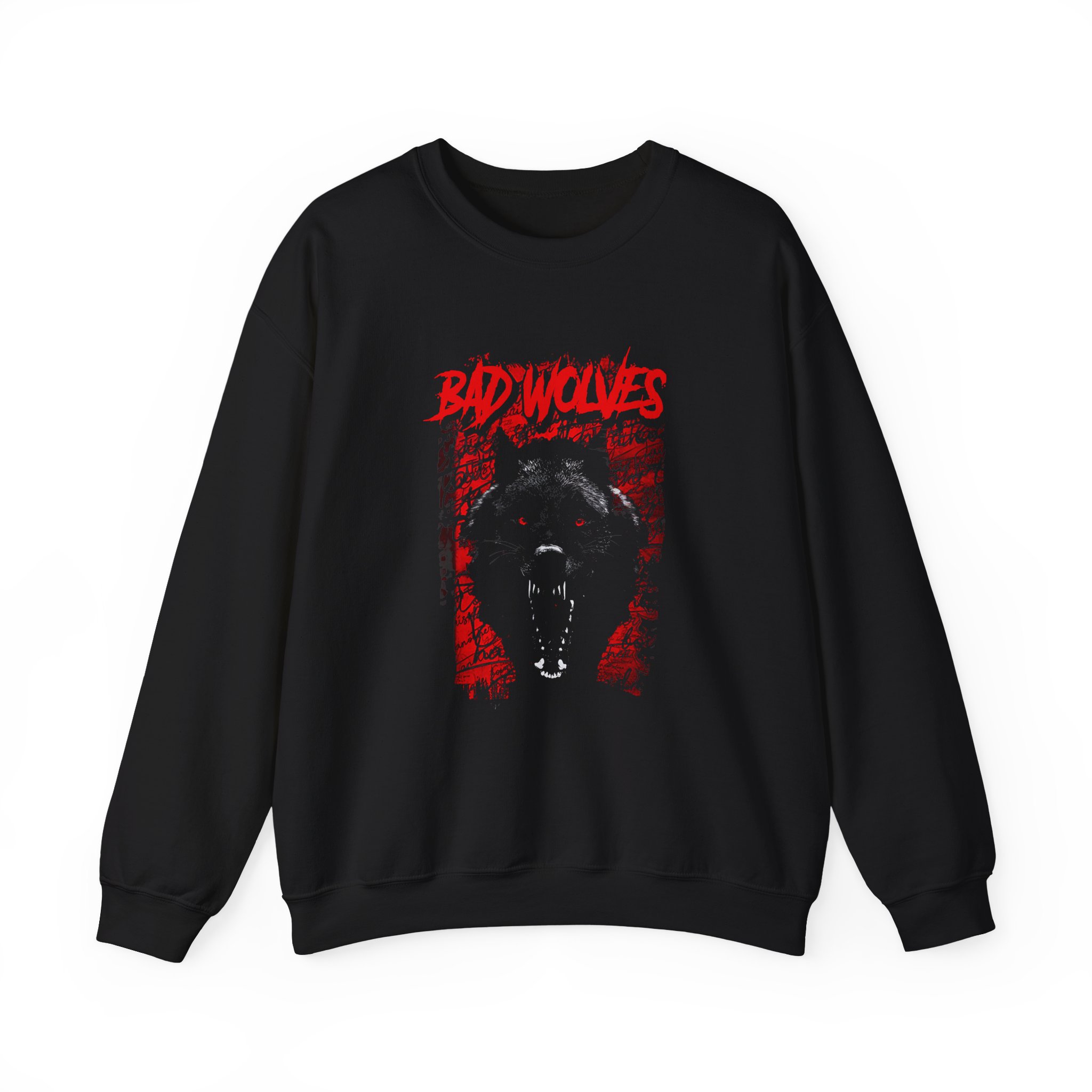 Bad Wolves Big Wolf Unisex Heavy Blendâ„¢ Crewneck Sweatshirt