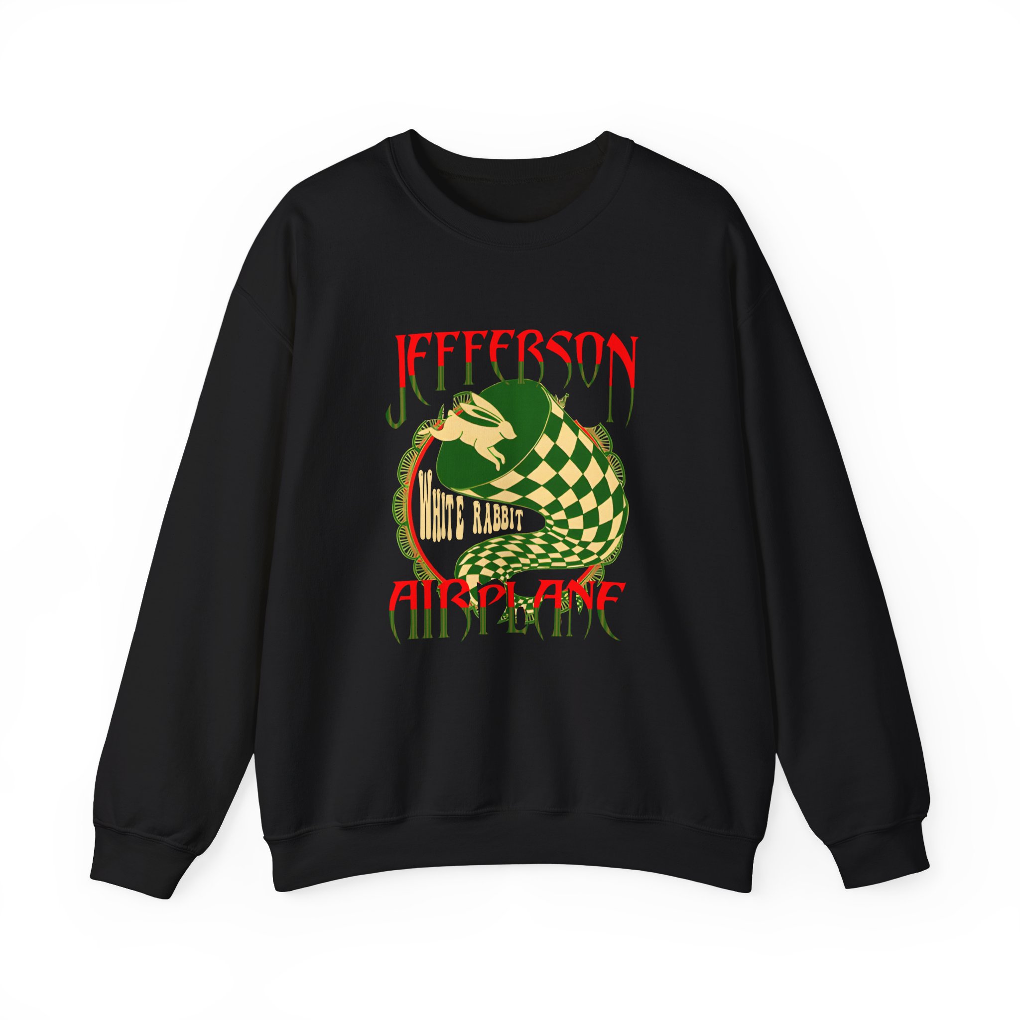 Jefferson Airplane Rabbit Unisex Heavy Blendâ„¢ Crewneck Sweatshirt