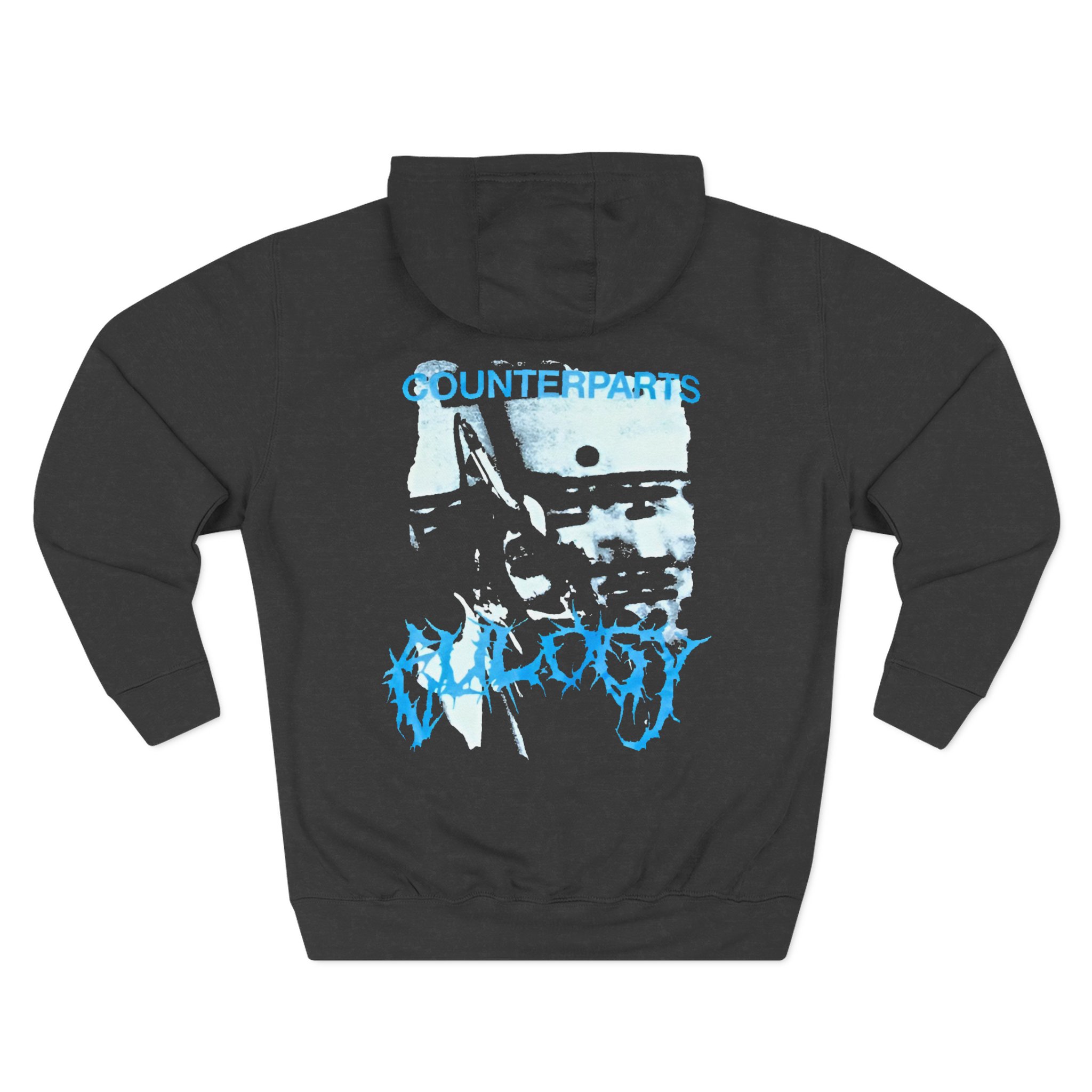 Counterparts Three-Panel Fleece Hoodie