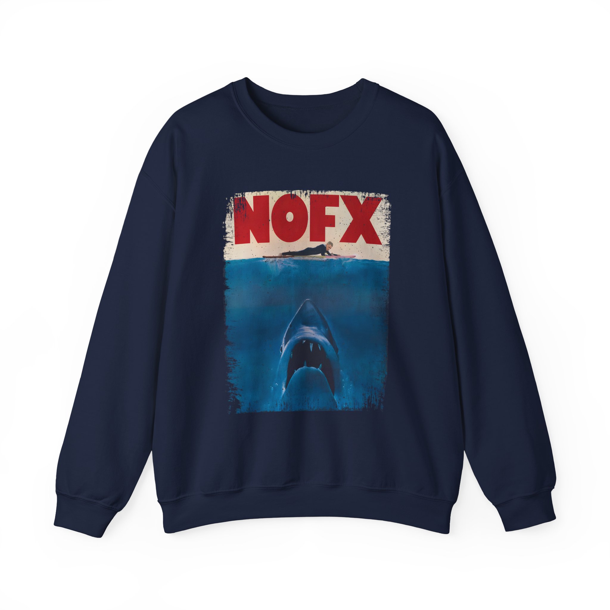 Nofx Surfer Unisex Heavy Blendâ„¢ Crewneck Sweatshirt