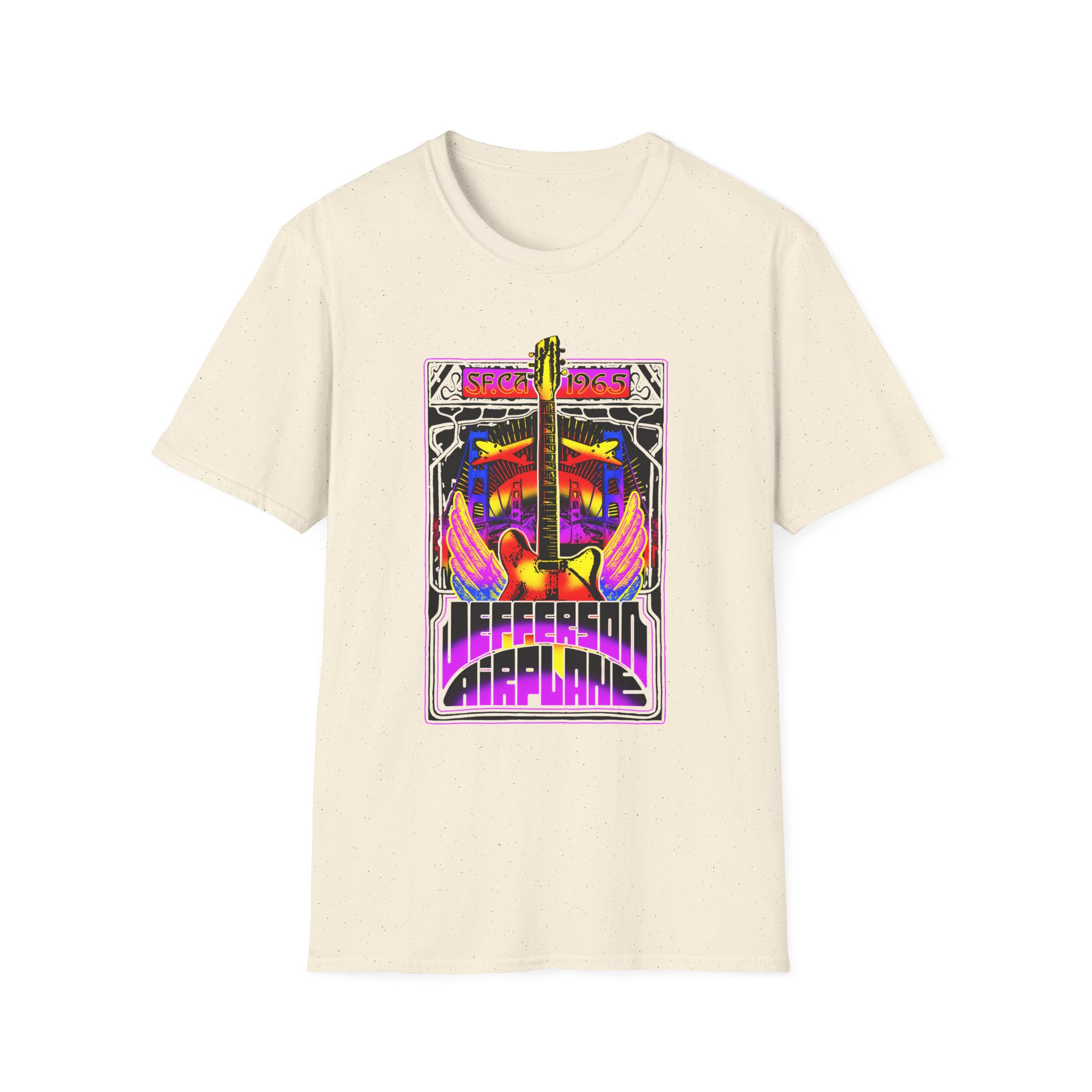 Jefferson Airplane San Francisco 1965 Unisex Softstyle T-Shirt
