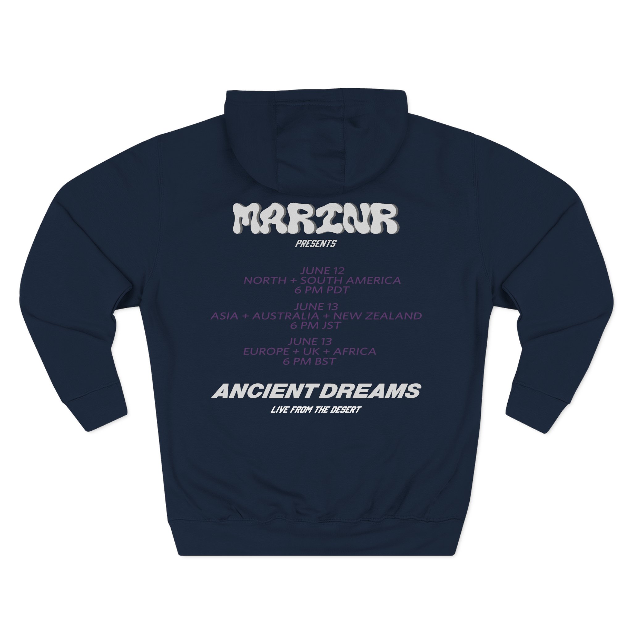 Marina Ancient Dreams Live From the Desert Three-Panel Fleece Hoodie