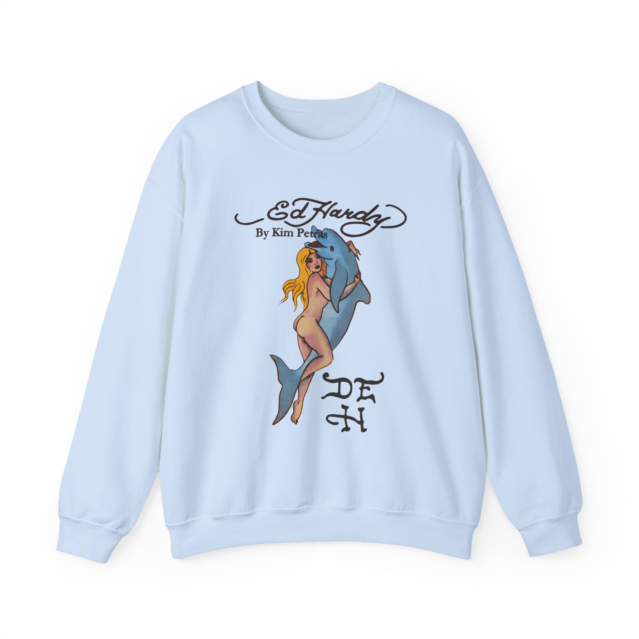 Kim Petras Dolphin Girl Unisex Heavy Blendâ„¢ Crewneck Sweatshirt
