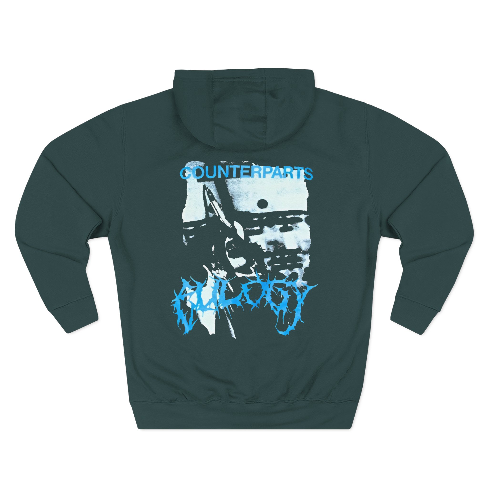 Counterparts Three-Panel Fleece Hoodie