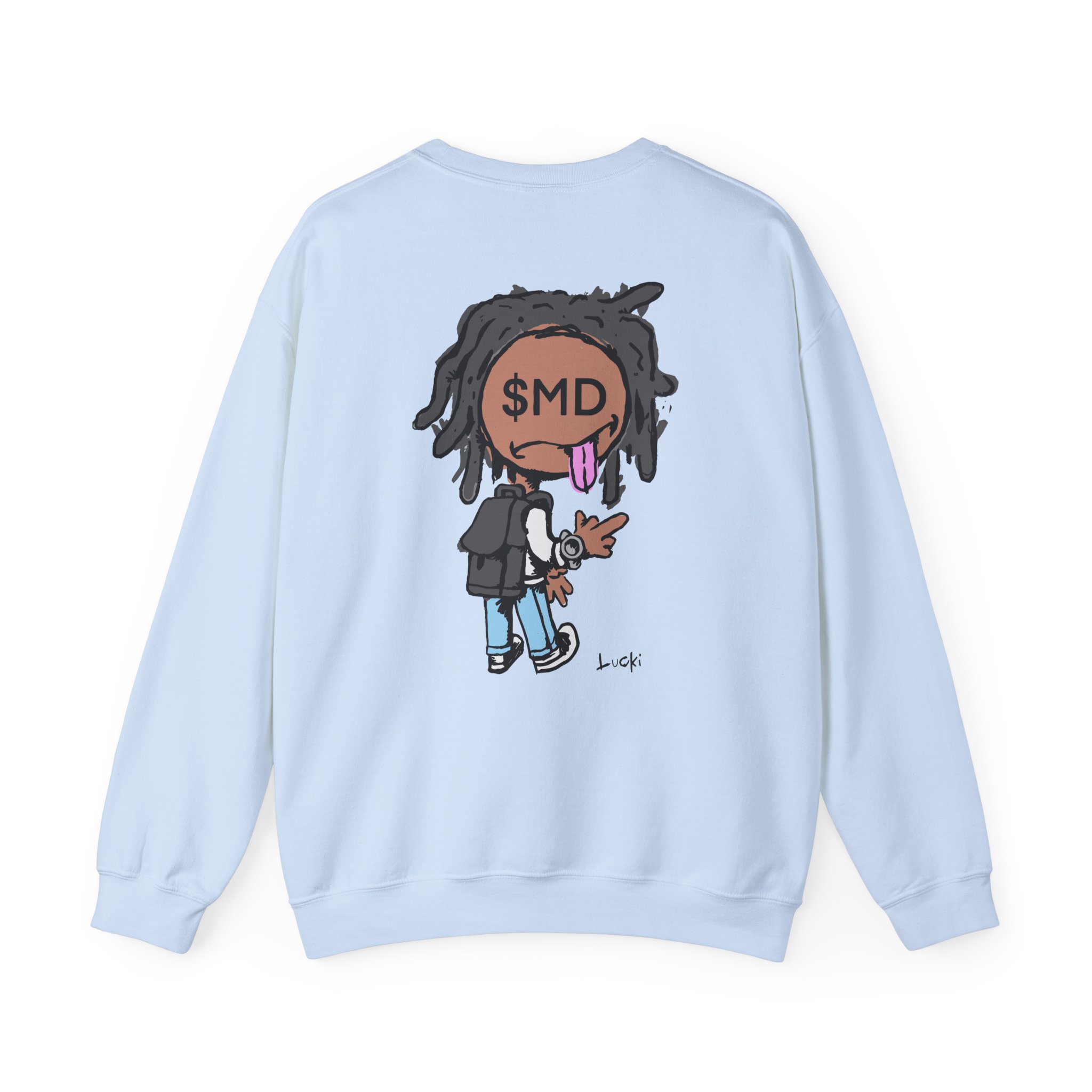 Lucki Flawless Like Me SMD Unisex Heavy Blendâ„¢ Crewneck Sweatshirt
