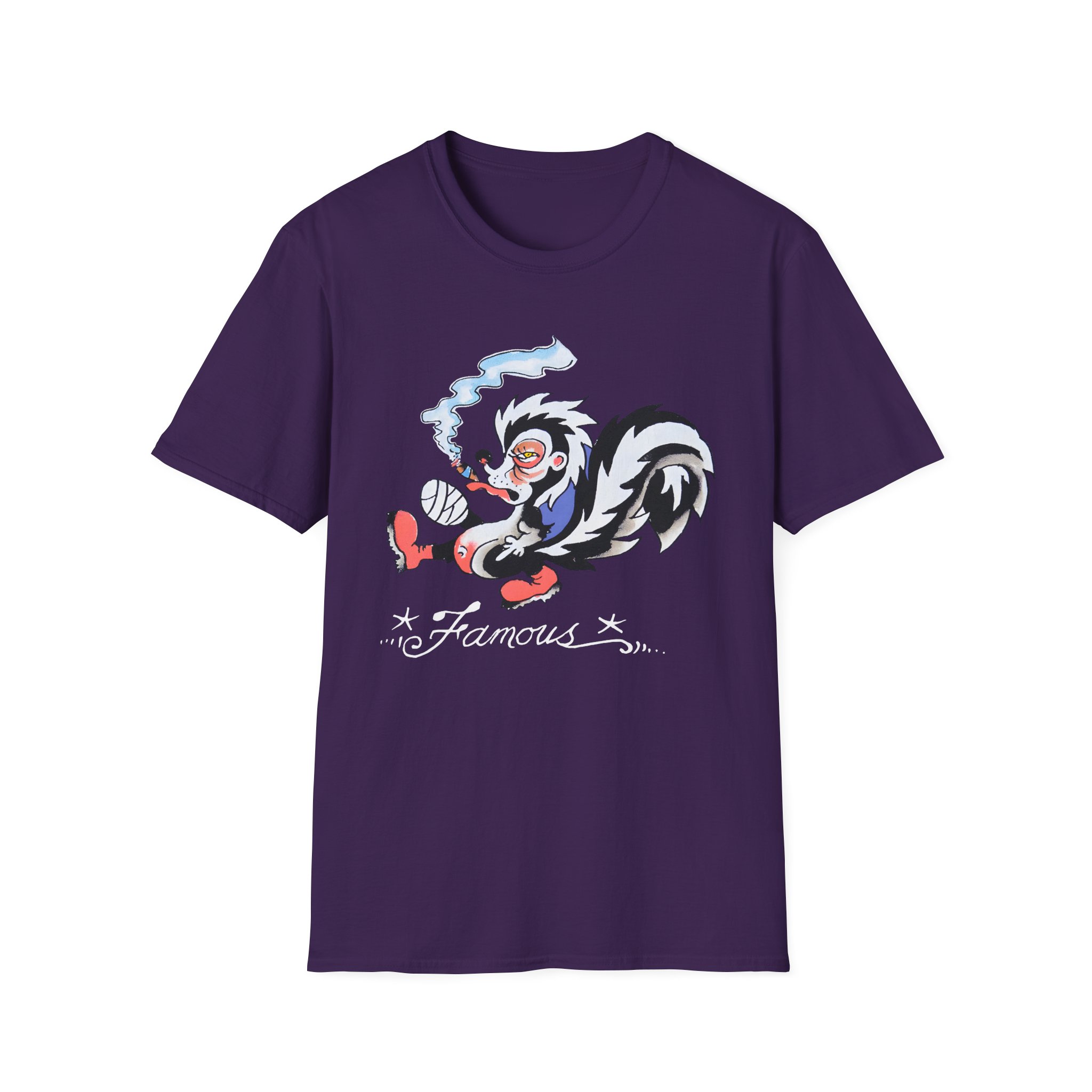 Kim Petras Famous Skunk Boxy Unisex Softstyle T-Shirt