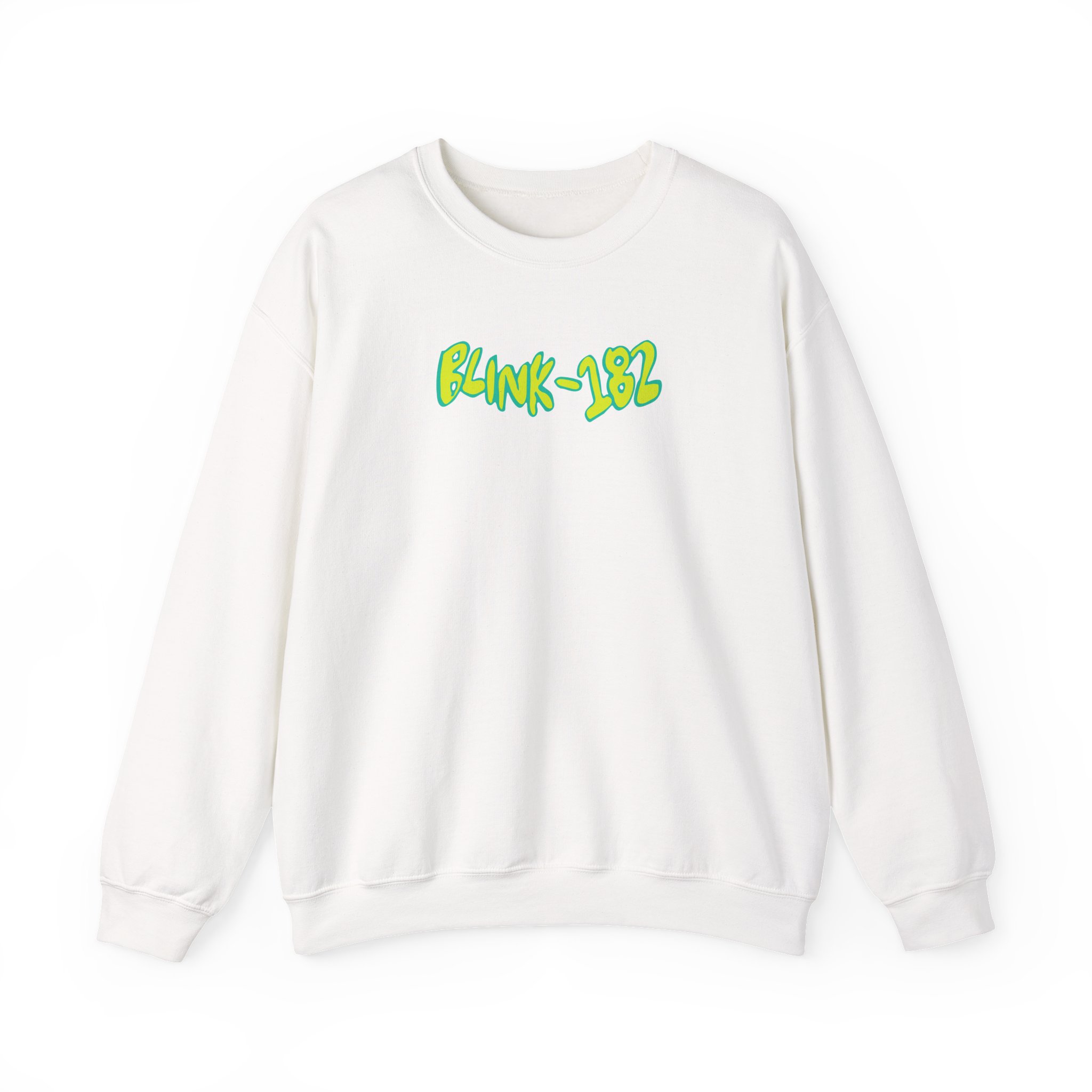 Blink 182 One More Time Smiley Sketch Unisex Heavy Blendâ„¢ Crewneck Sweatshirt