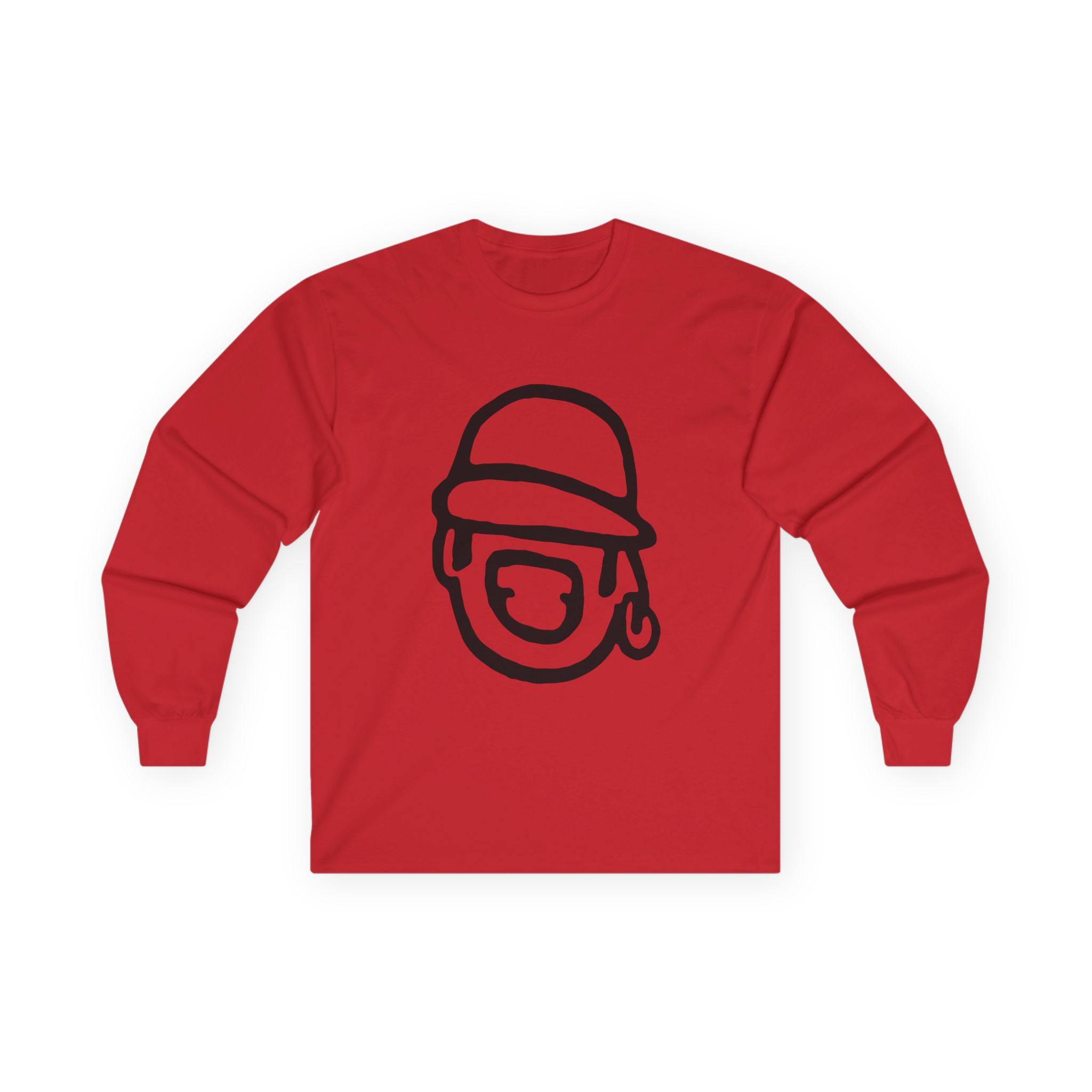 Niko B Big Face Unisex Ultra Cotton Long Sleeve Tee