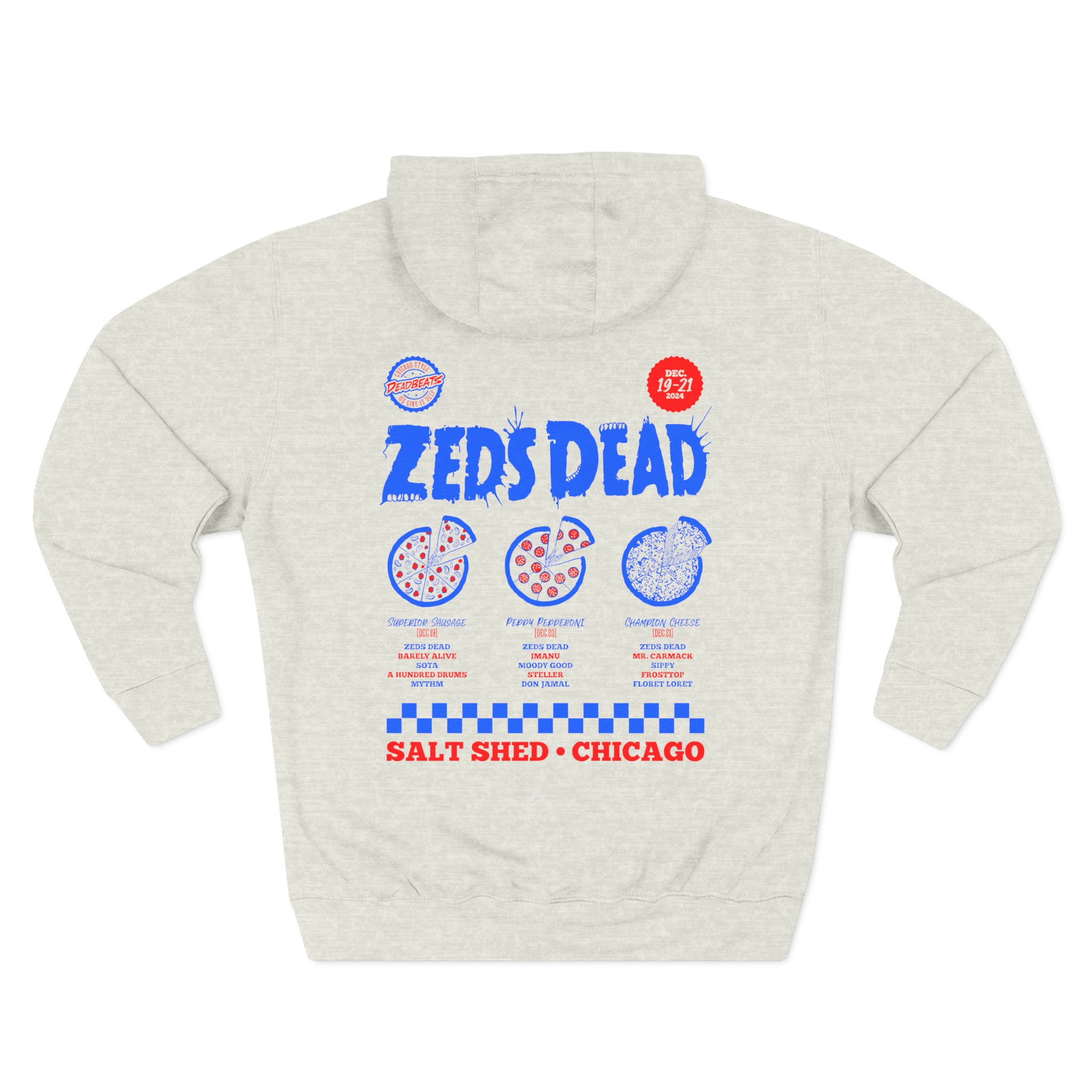 Zeds Dead Three-Panel Fleece Hoodie