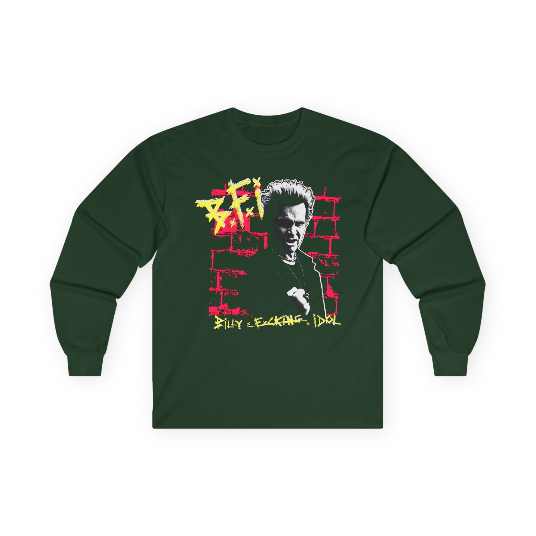 Billy Idol BFI Brick Unisex Ultra Cotton Long Sleeve Tee